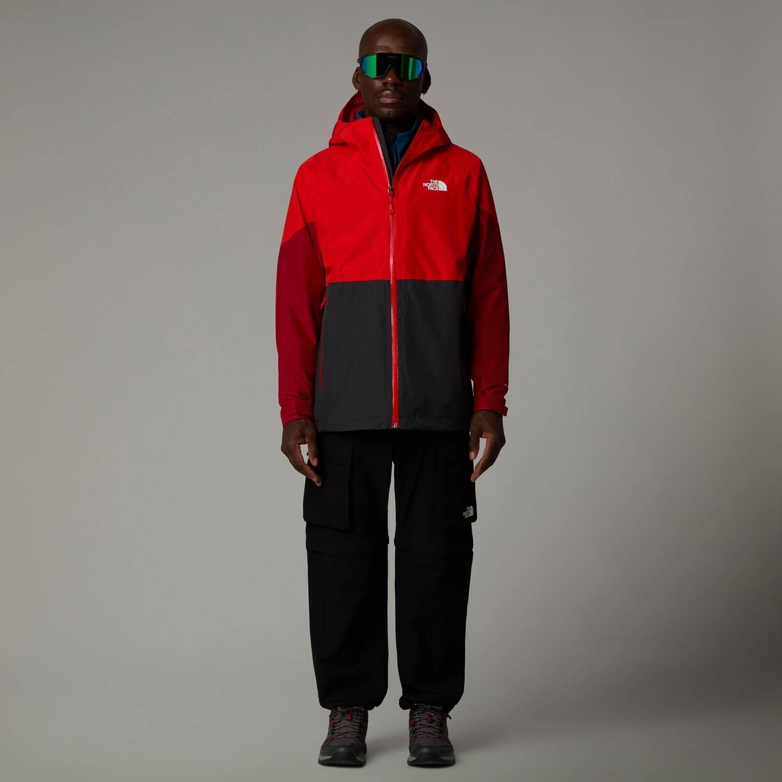 Kurtka wodoodporna męska The North Face LIGHTNING czerwona NF0A87GN7XO