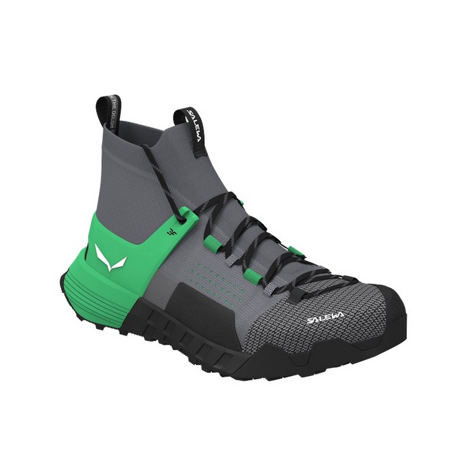 Buty podejciowe damskie Salewa WILDFIRE NXT szare 00-0000061452_0547