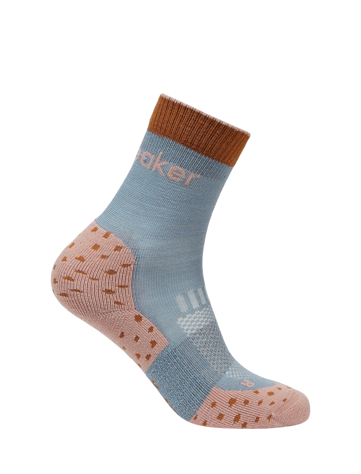 Skarpety trekkingowe dzieci�ce Icebreaker MER HIKE+ LIGHT CREW niebieskie IB0A57FD0M8