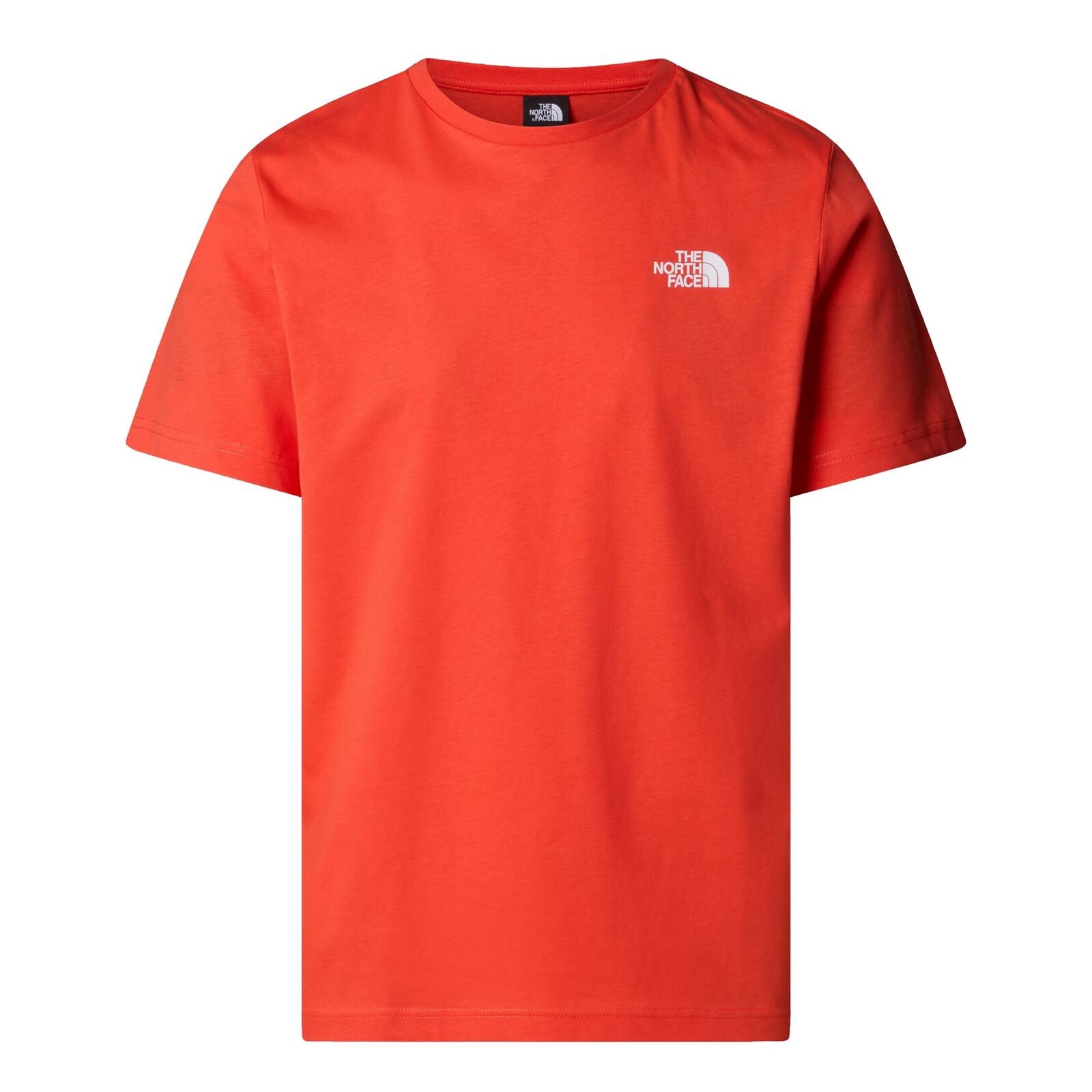 Koszulka mska The North Face S/S REDBOX czerwona NF0A87NP5OM