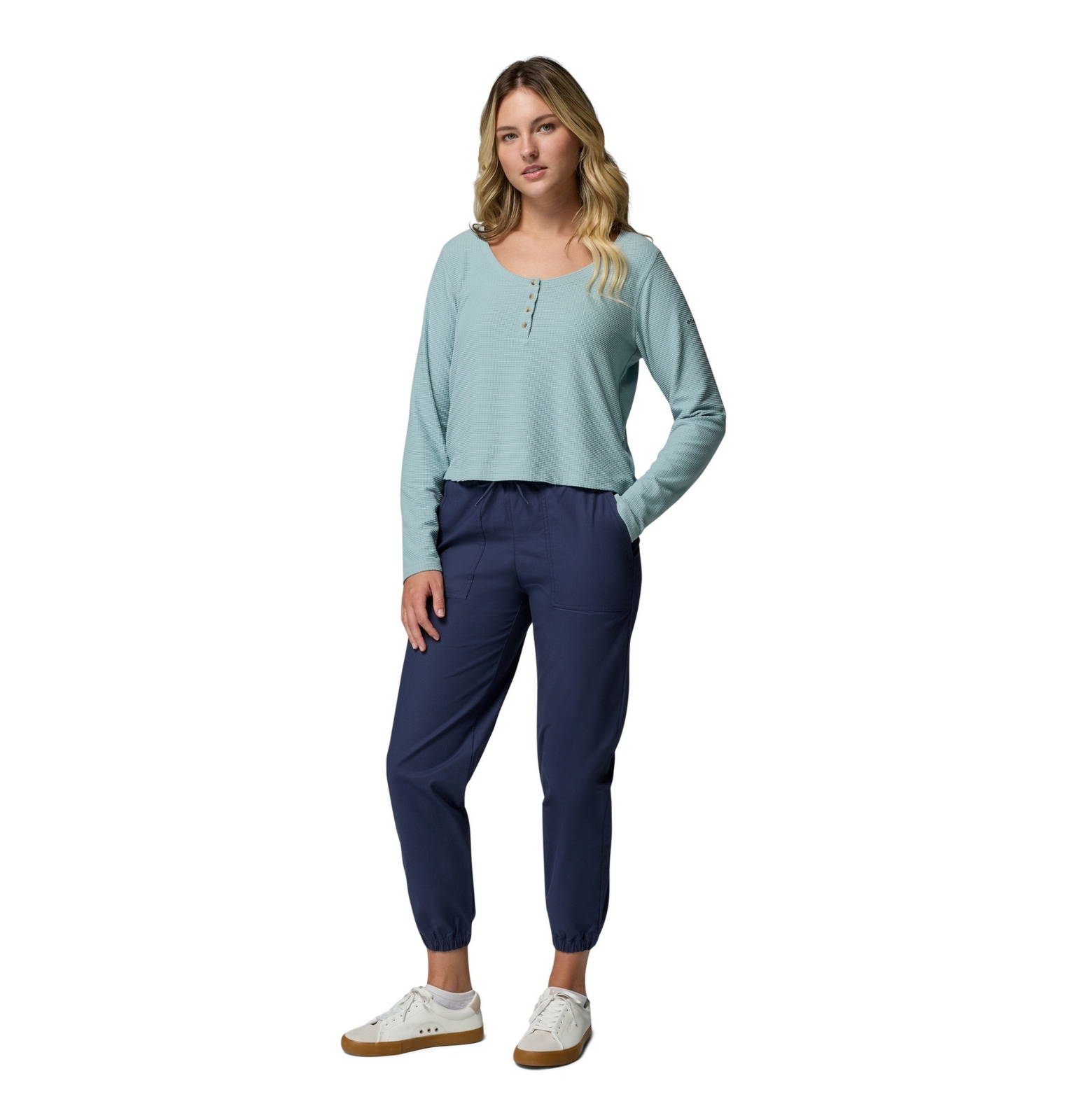 Spodnie dresowe damskie Columbia ROC granatowe 2135771466