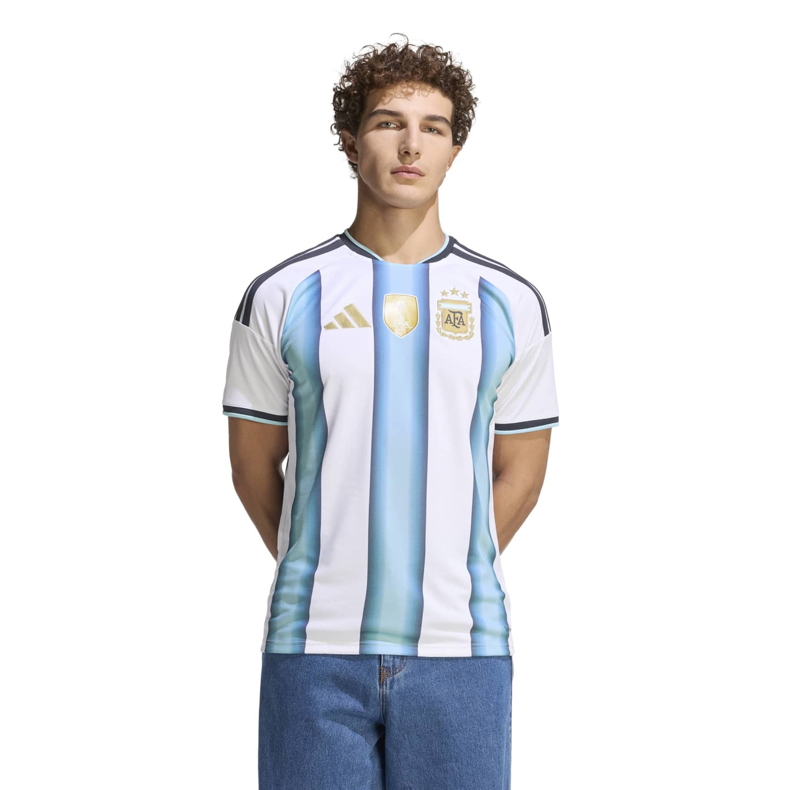 Koszulka pi�karska m�ska adidas ARGENTINA 26 HOME wielokolorowa JM8396