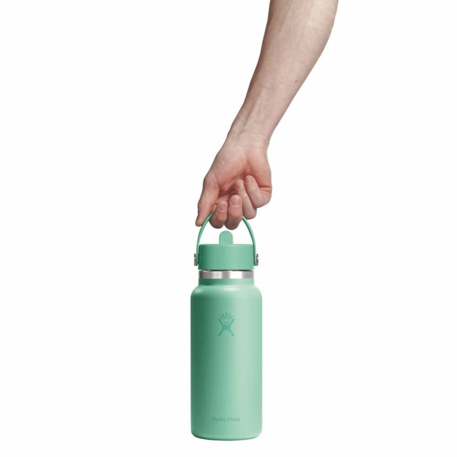Butelka termiczna unisex Hydro Flask WIDE FLEX STRAW 946 ML zielona W32CFS344