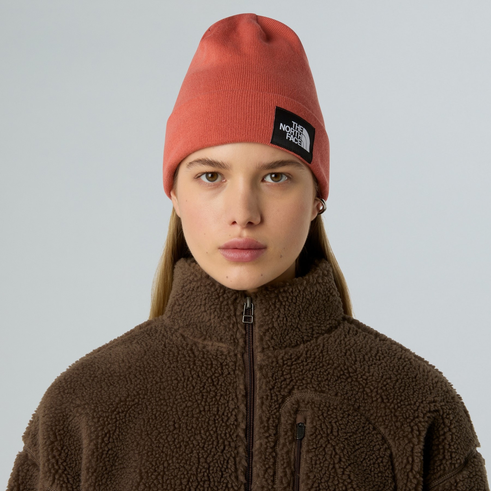 Czapka zimowa unisex The North Face DOCK WORKER rowa NF0A3FNTBOU