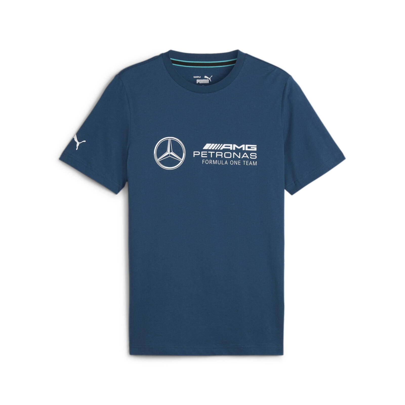 Koszulka mska Puma MAPF1 ESS LOGO niebieska 62376207