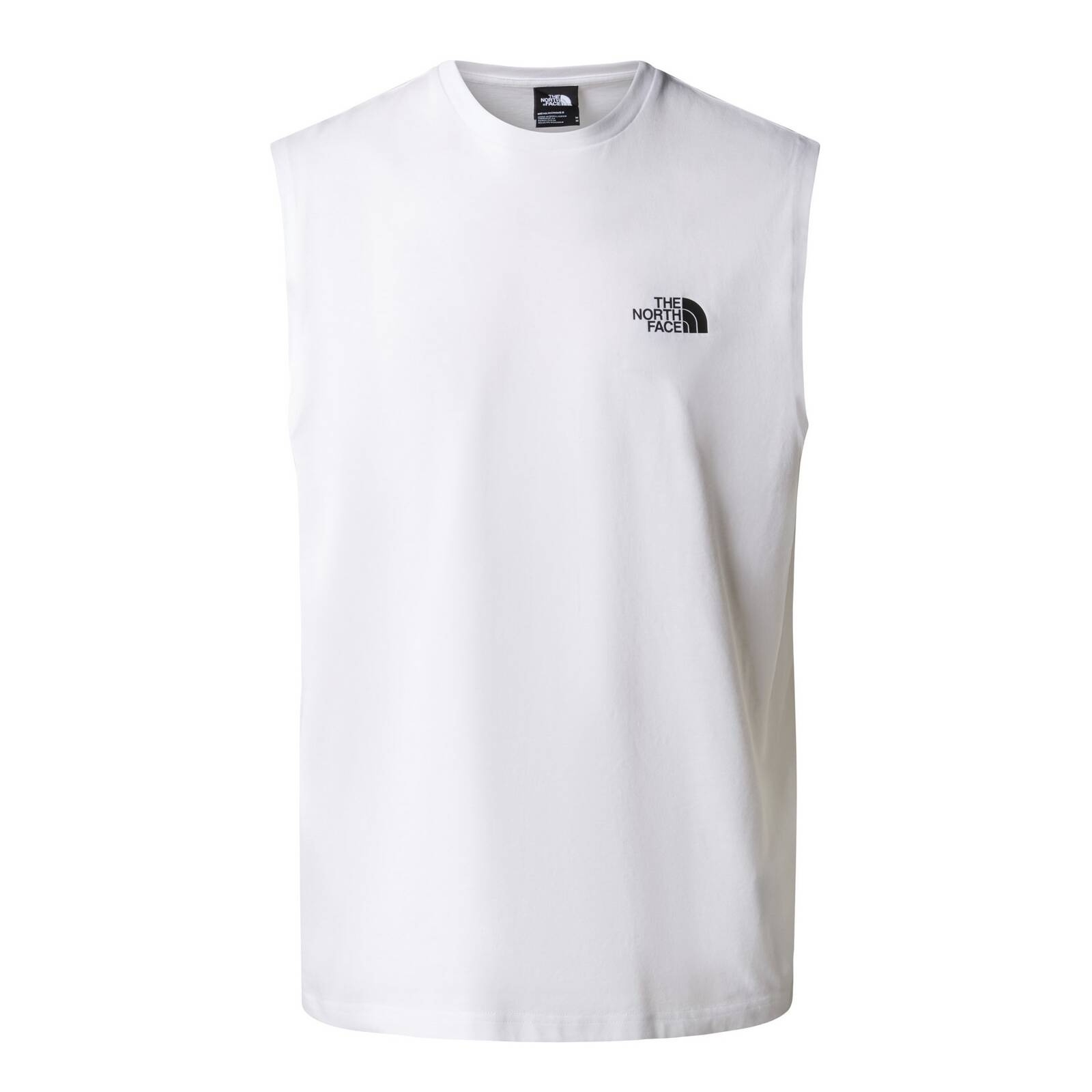 Tank top męski The North Face SIMPLE DOME biały NF0A87R3FN4