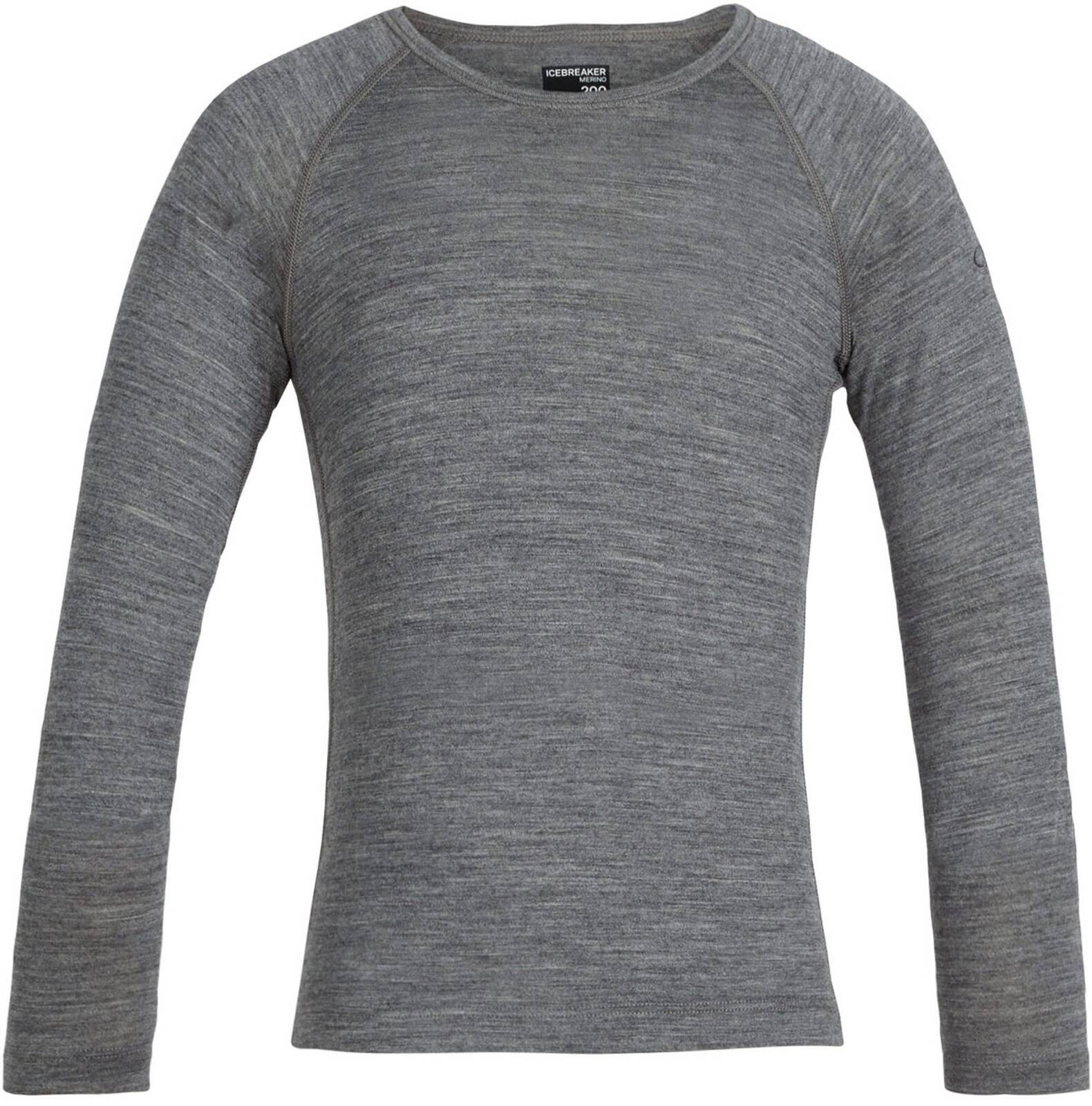 Longsleeve termiczny dziecicy Icebreaker 260 TECH szary IB104501013