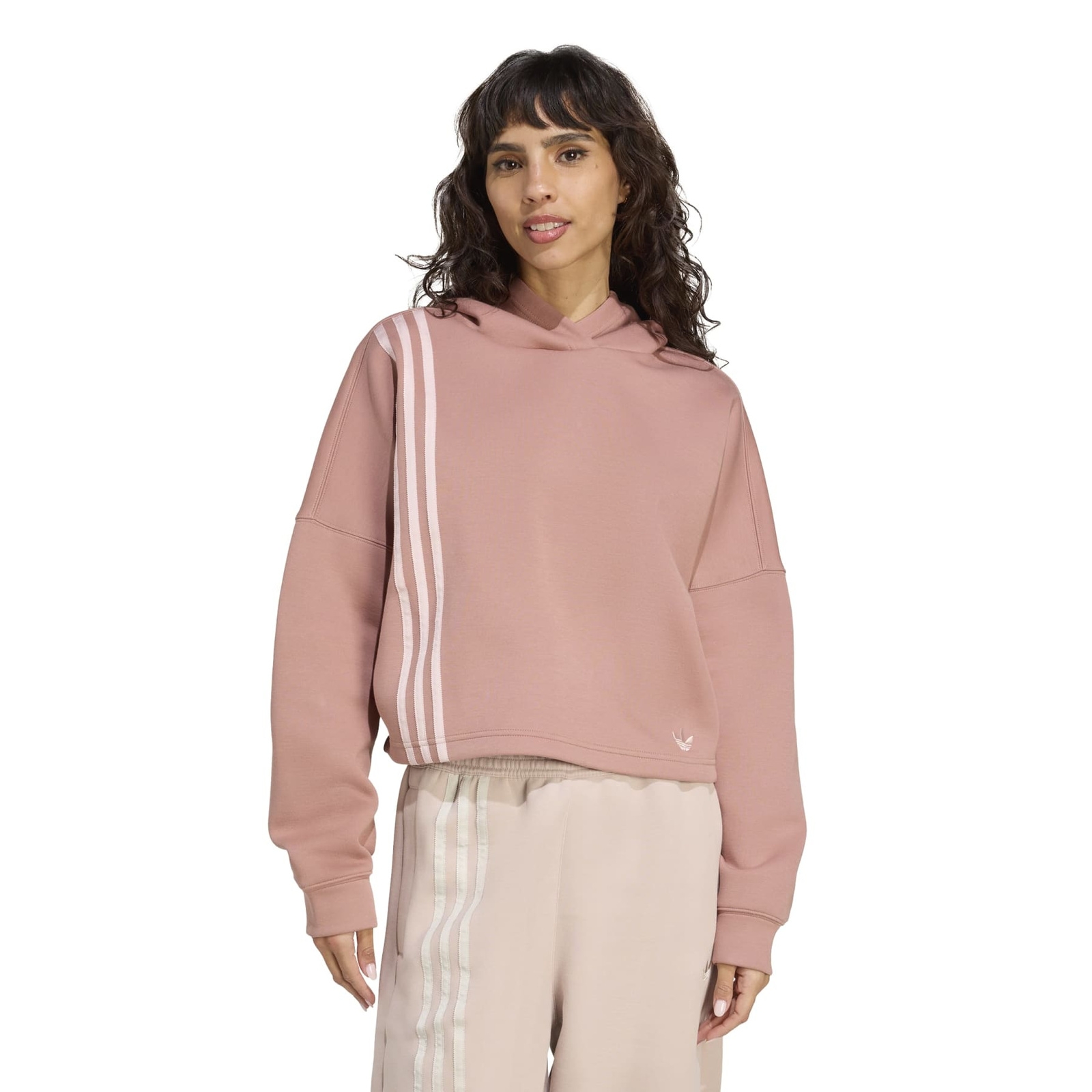 Bluza damska adidas 3 STRIPES rowa JW3601