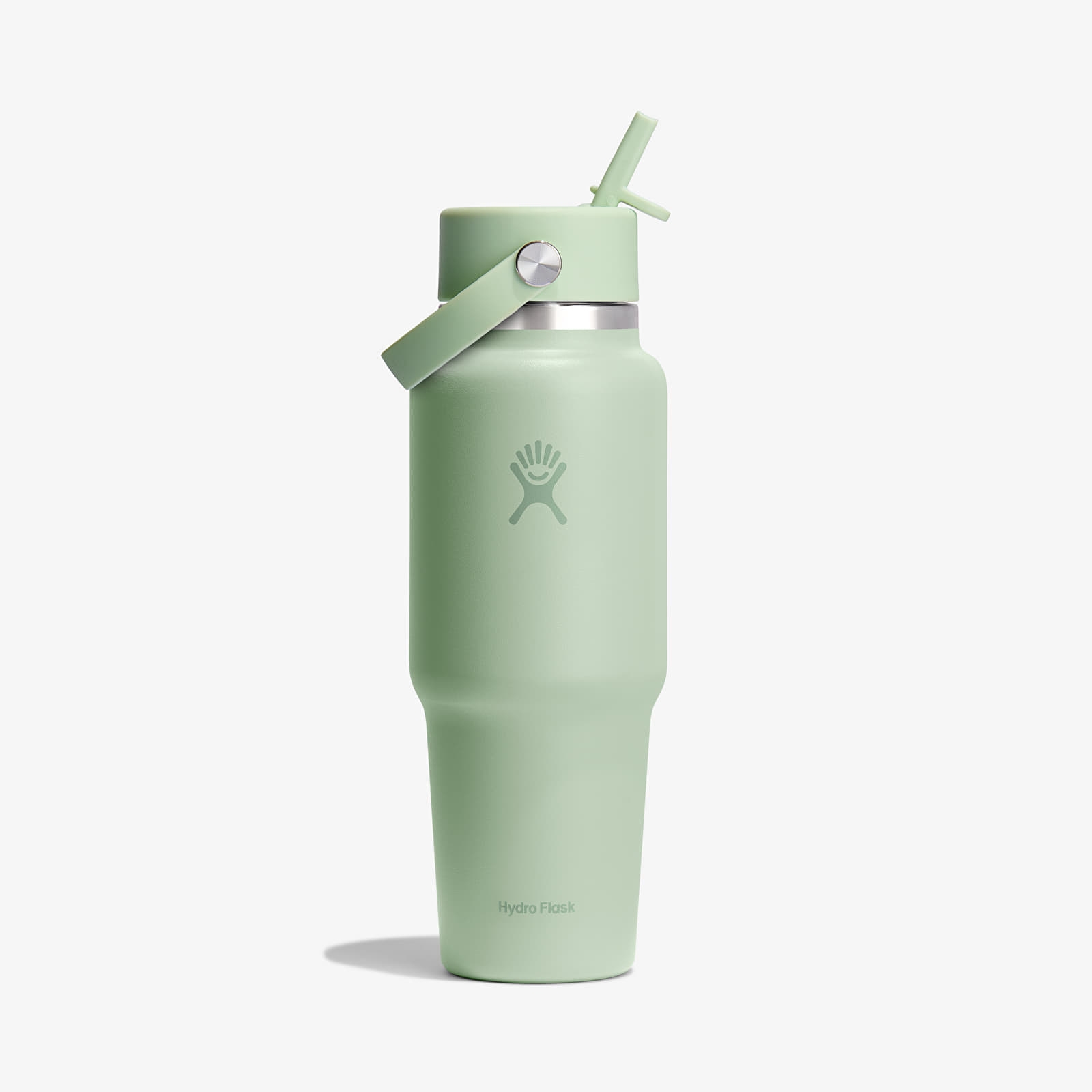 Butelka termiczna unisex Hydro Flask WIDE FLEX STRAW 946ML zielona WT32CFS338