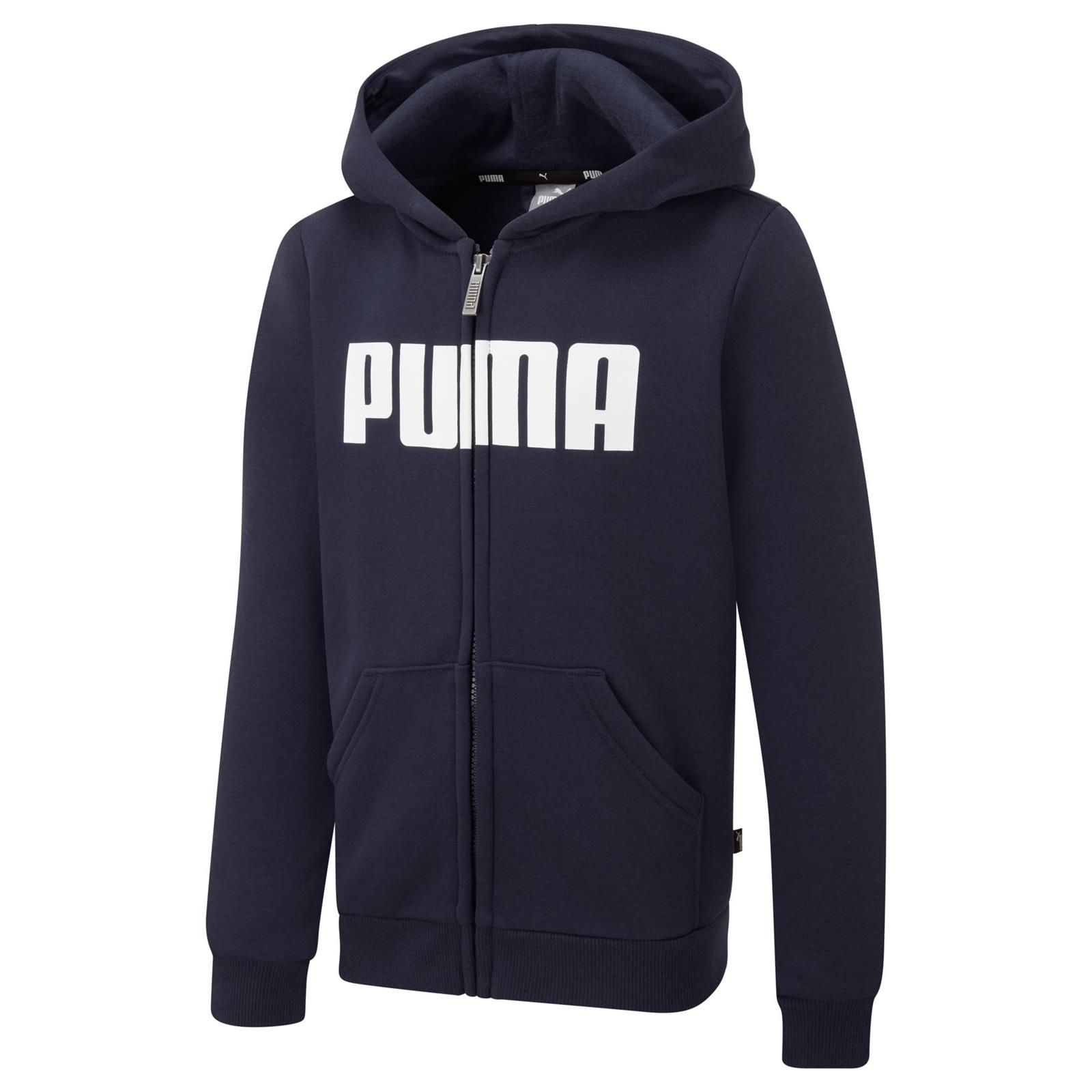 Bluza z kapturem chopica Puma ESS FULL-ZIP granatowa 84762102