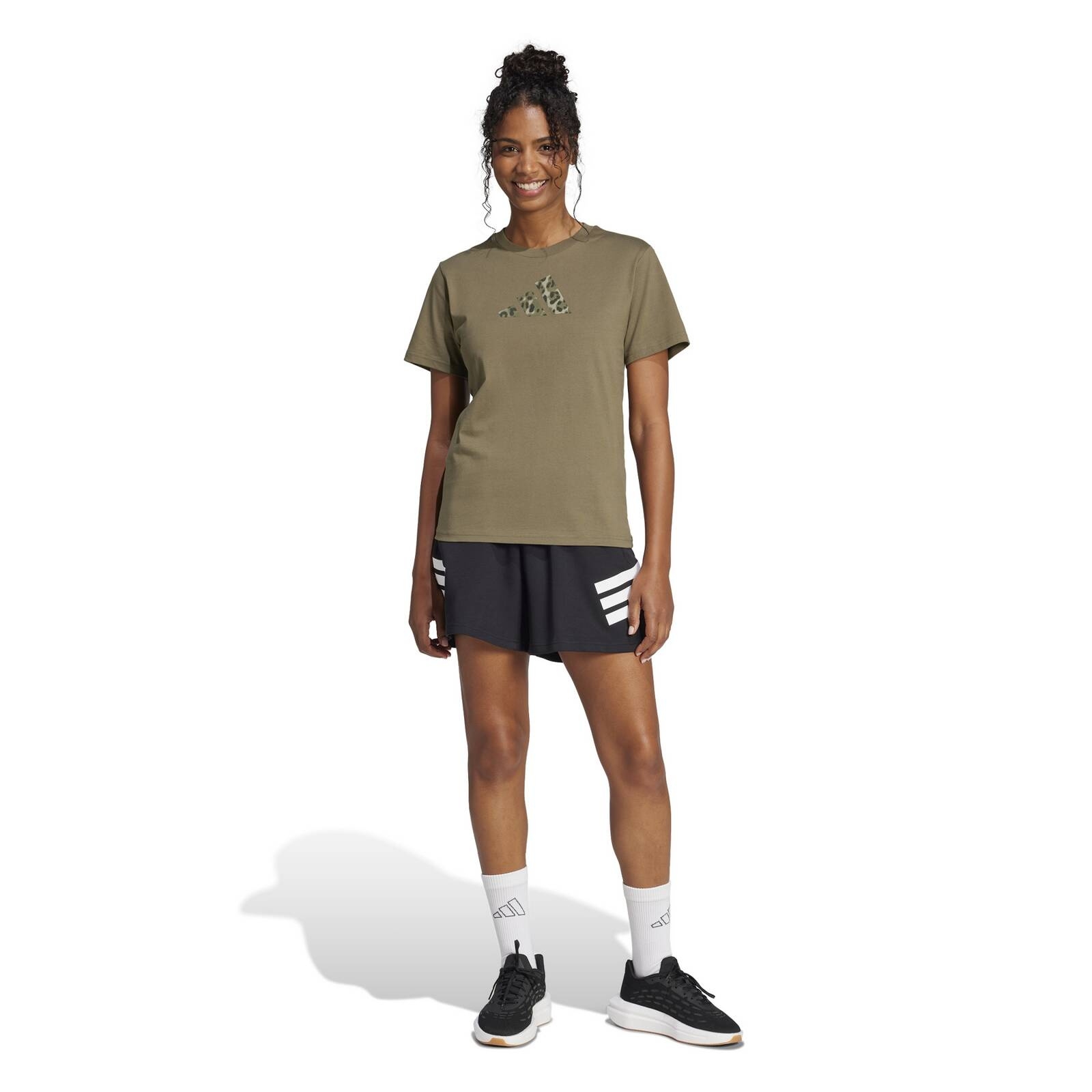 Spodenki treningowe damskie adidas FUTURE ICONS 3-STRIPES czarne JC5443
