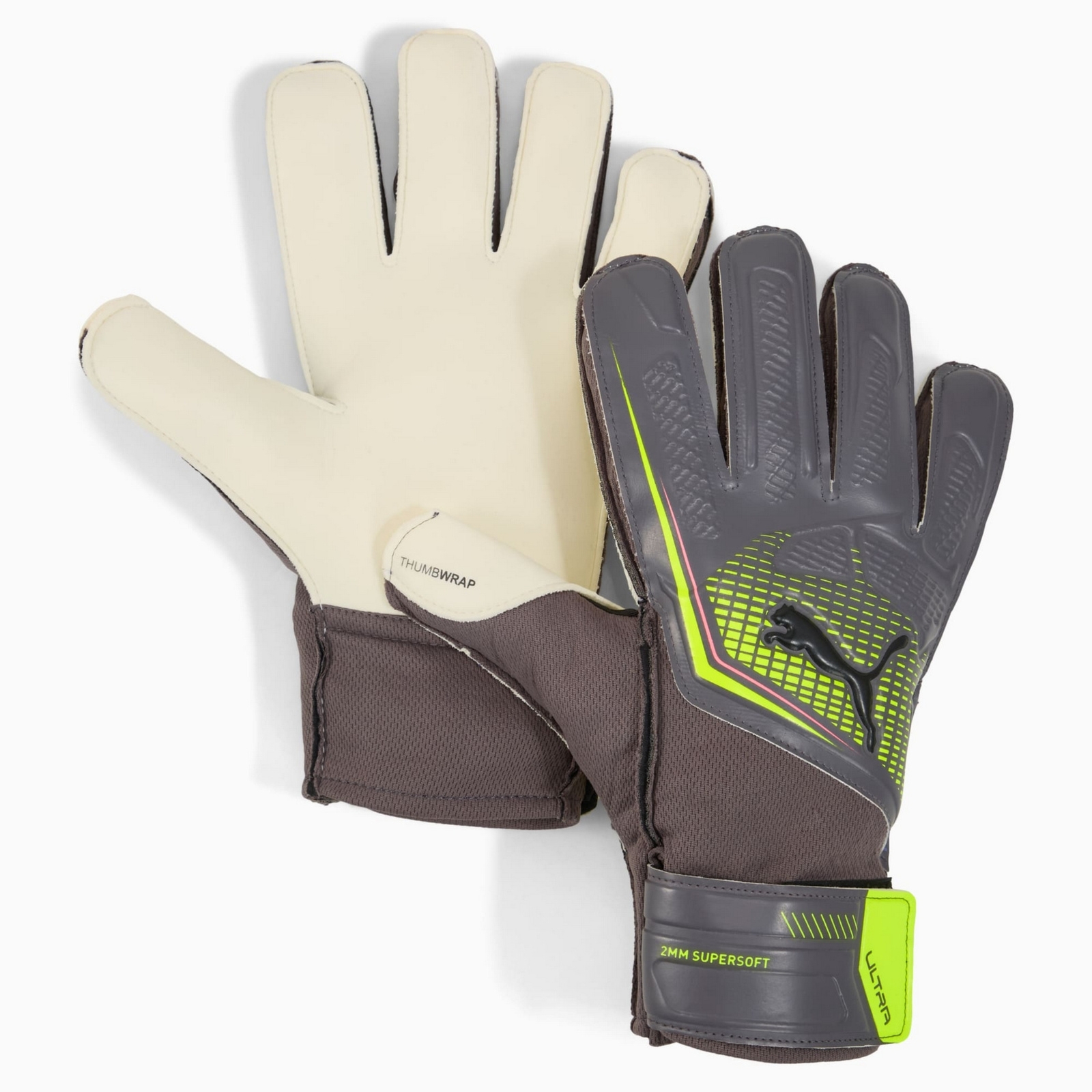 Rkawice bramkarskie unisex Puma ULTRA PLAY RC szare 04195207