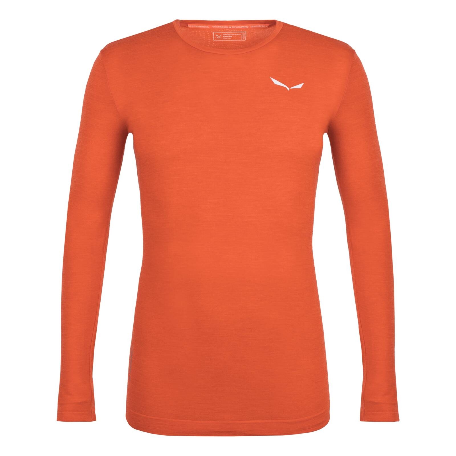 Longsleeve trekkingowy mski Salewa ZEBRU FRESH pomaraczowy 00-0000028347_4150