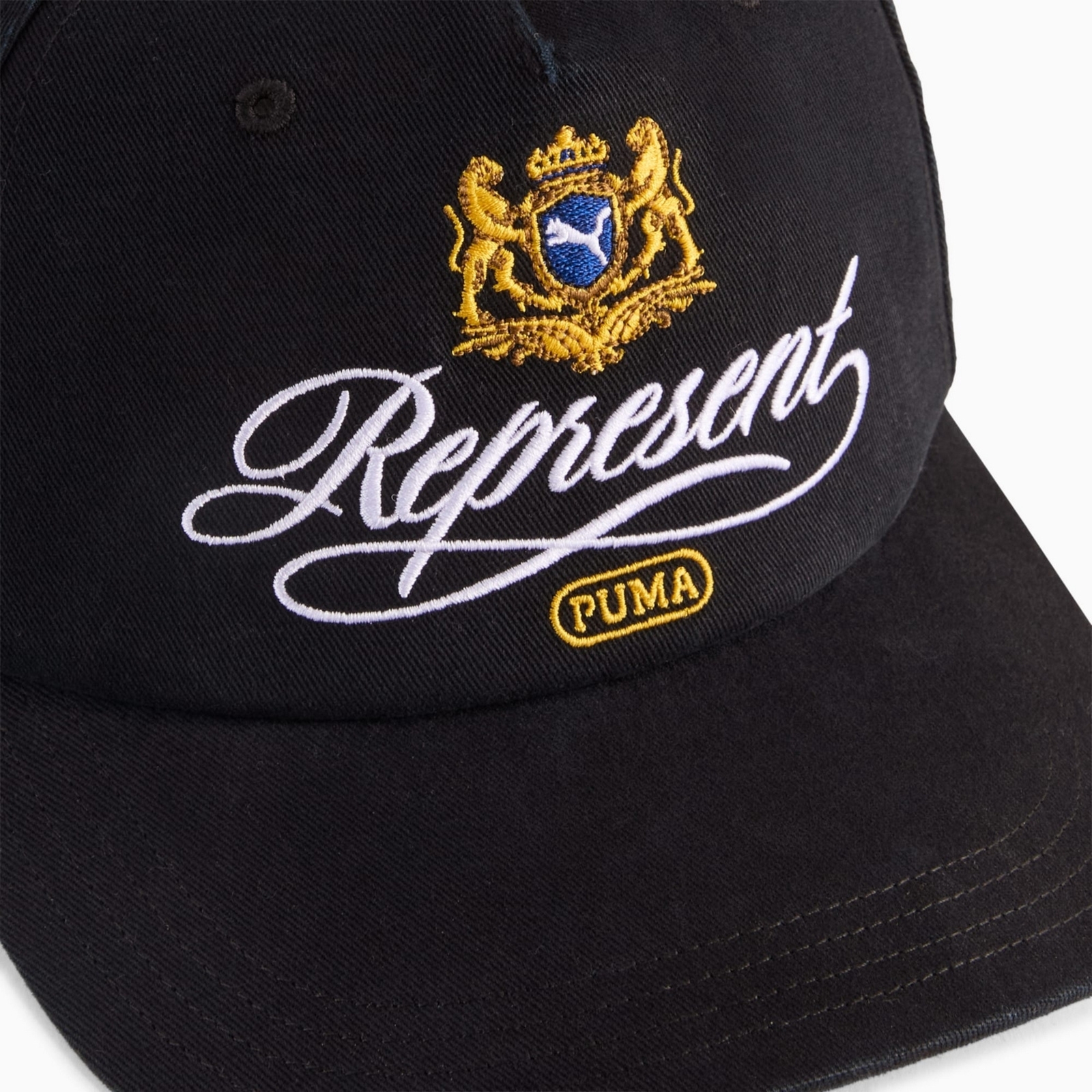 Czapka z daszkiem unisex Puma REPRESENT czarna 02660001