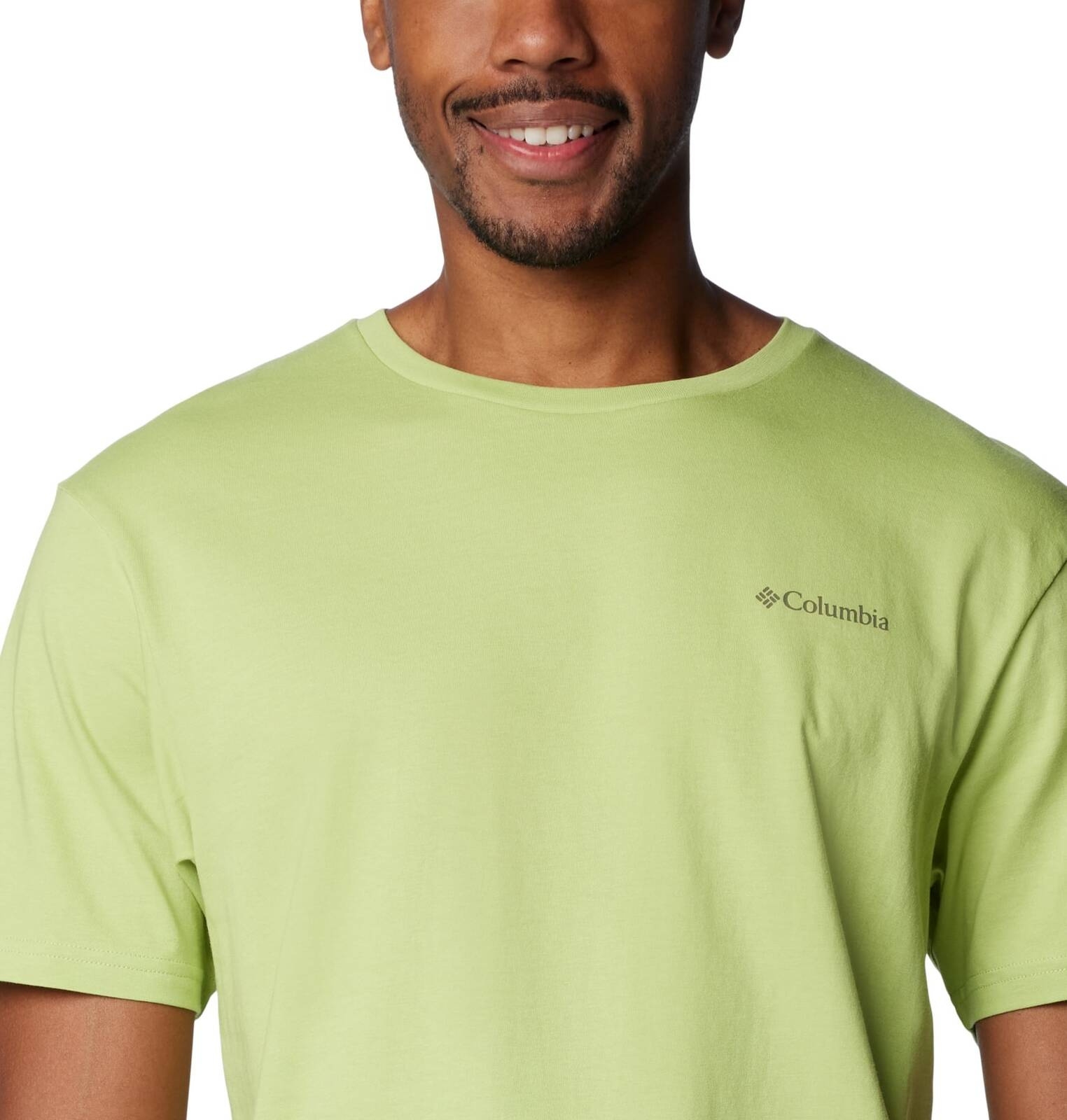 Koszulka mska Columbia NORTH CASCADES zielona 1834041388