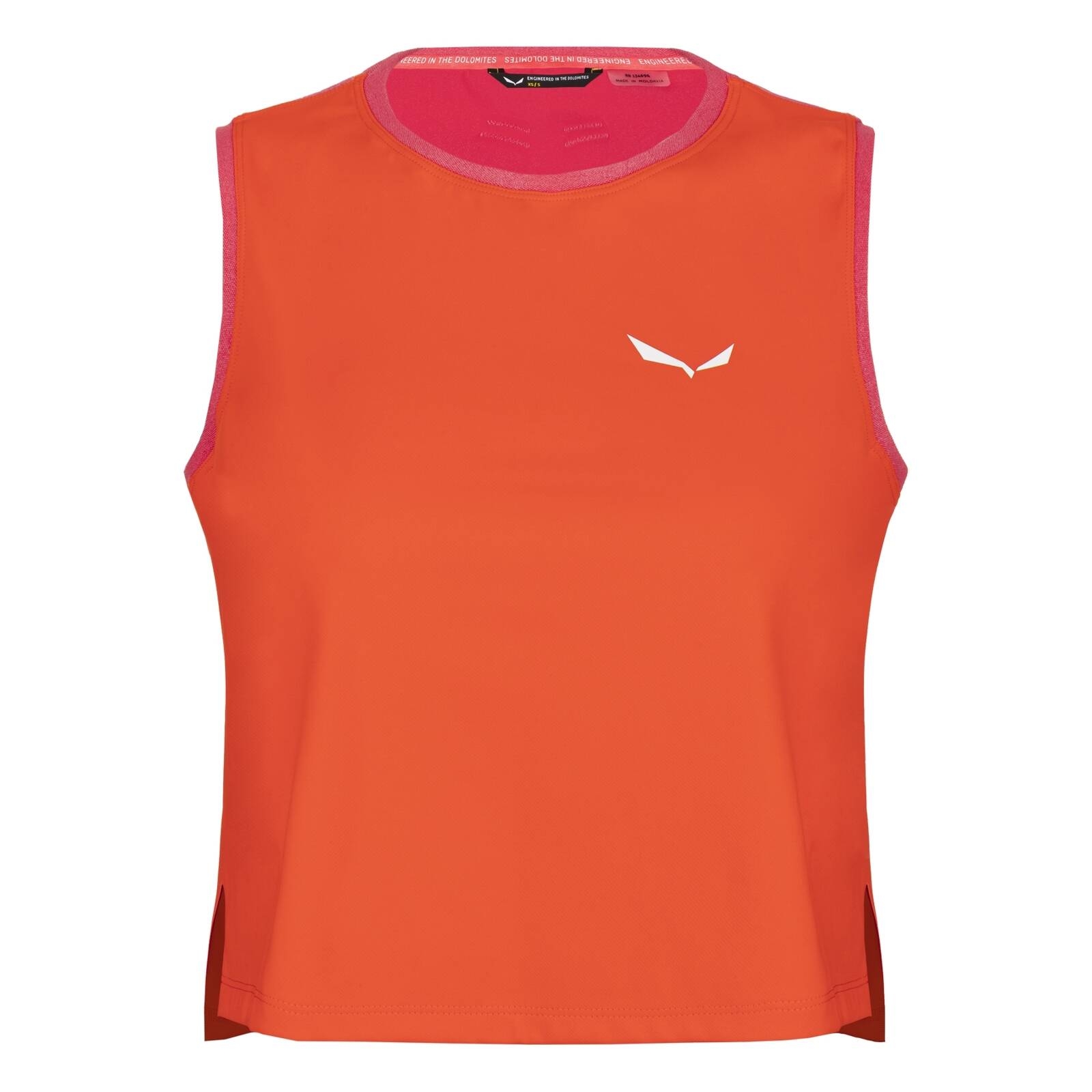 Tank top damski Salewa PEDROC DRY pomaraczowy 00-0000028322_4151