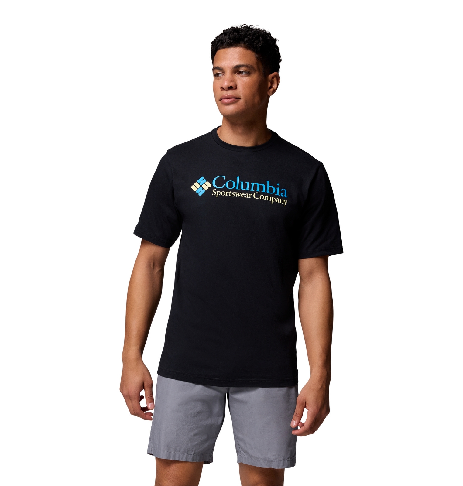 Koszulka mska Columbia CSC BASIC LOGO czarna 1680053031