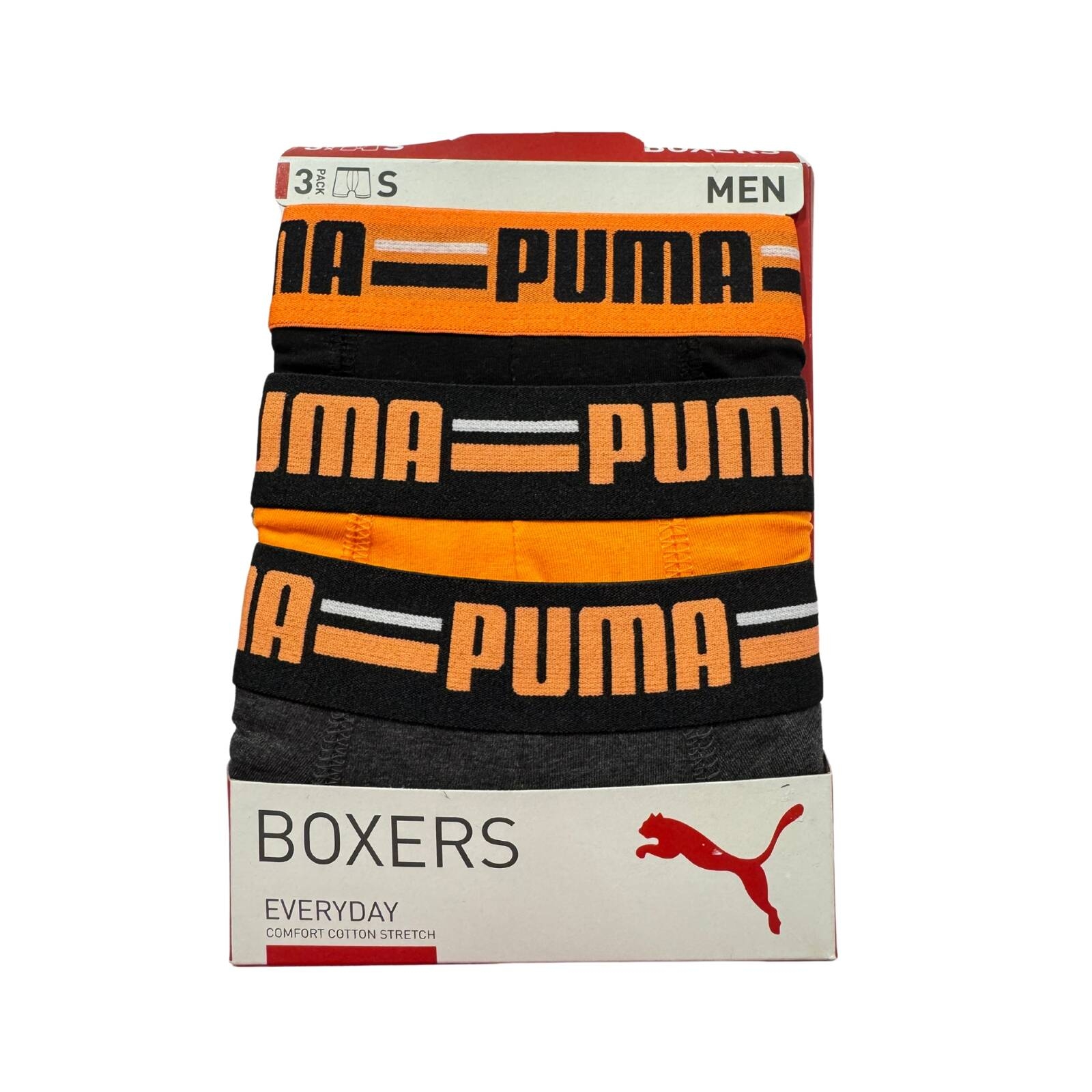 Bokserki mskie Puma BASIC BRAND ELASTIC 3-PACK wielokolorowe 93545711