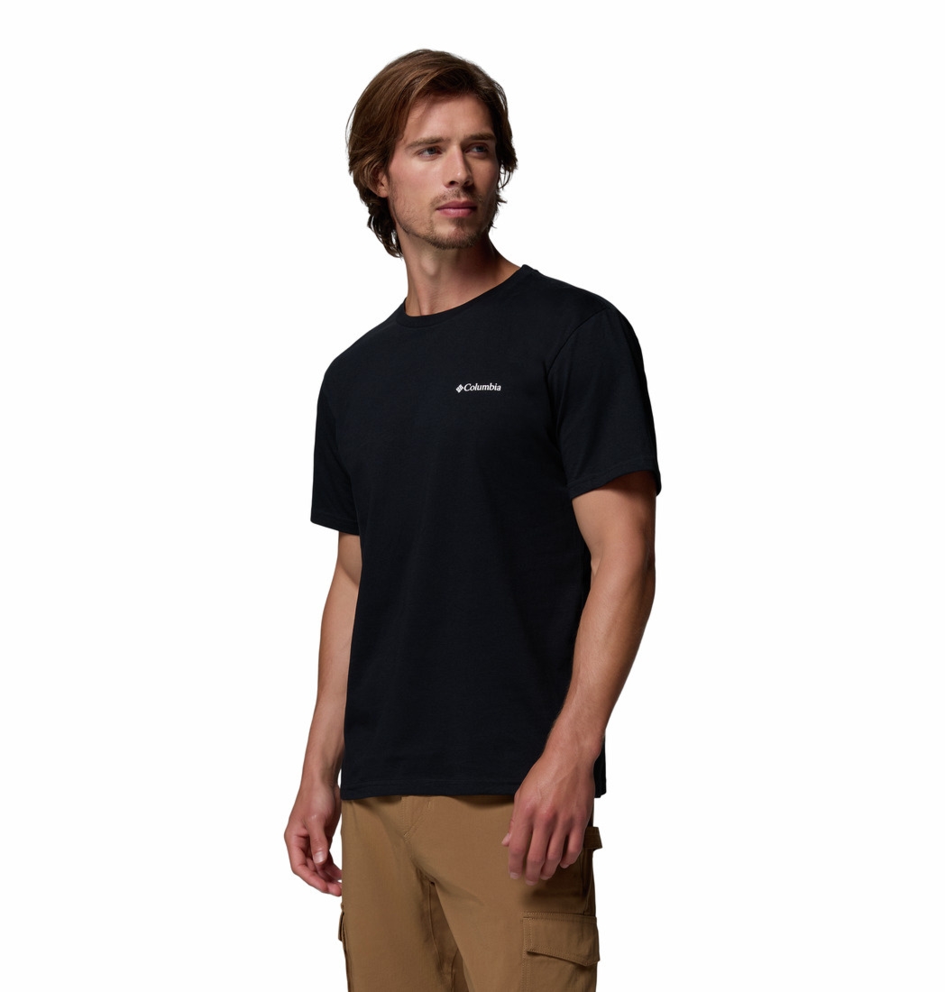 Koszulka Męska Columbia CSC Basic Logo czarna 1680053022
