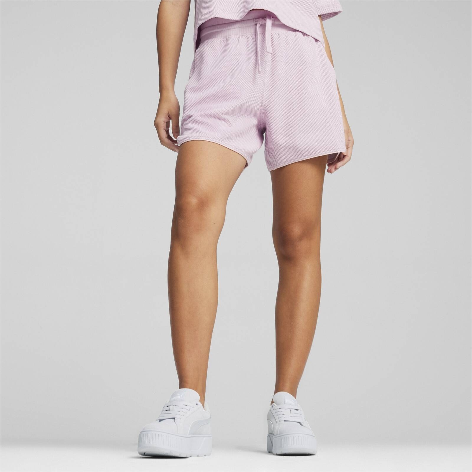 Szorty damskie Puma HER 5 fioletowe 67870160