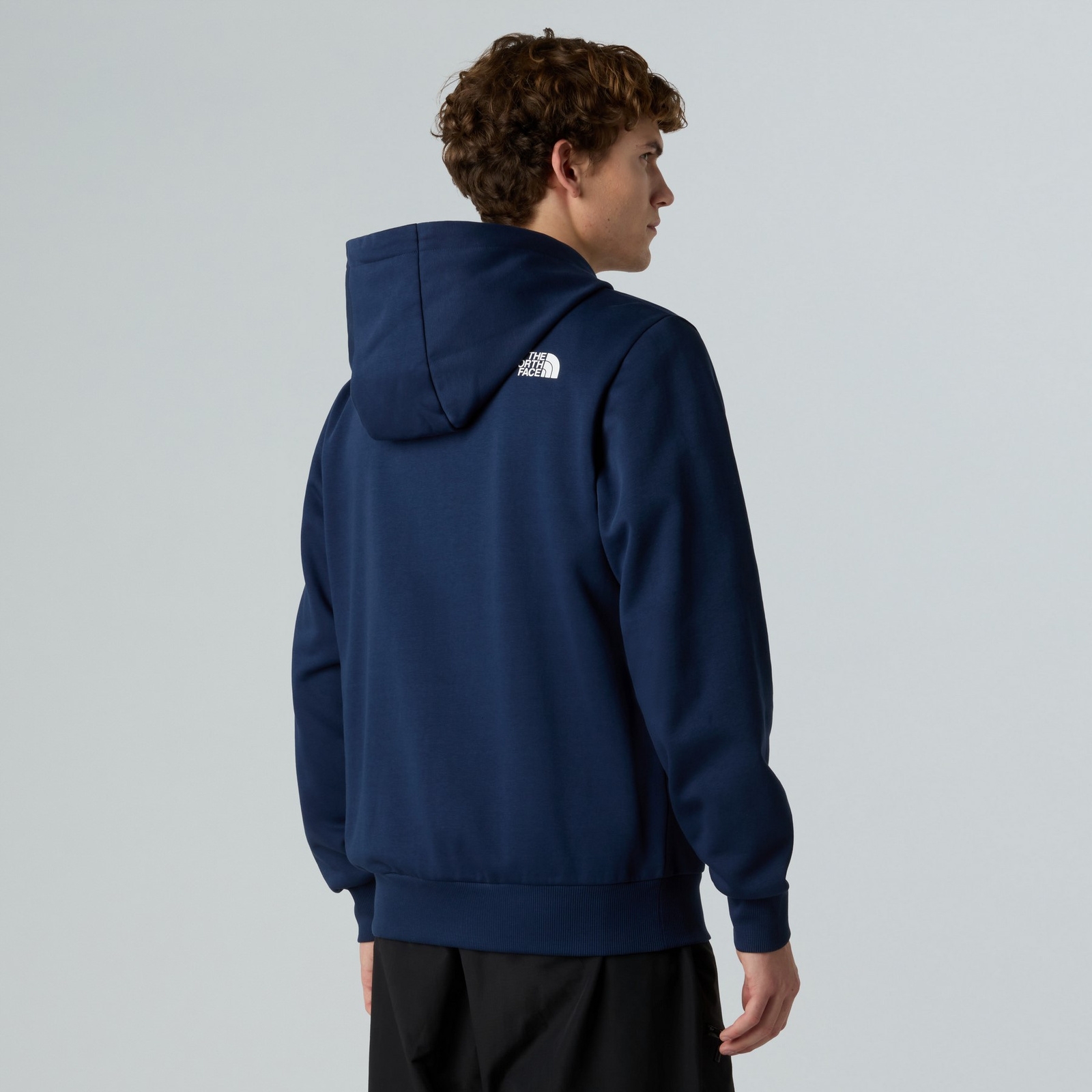 Bluza z kapturem męska The North Face SIMPLE DOME FULL ZIP granatowa NF0A89FD8K2