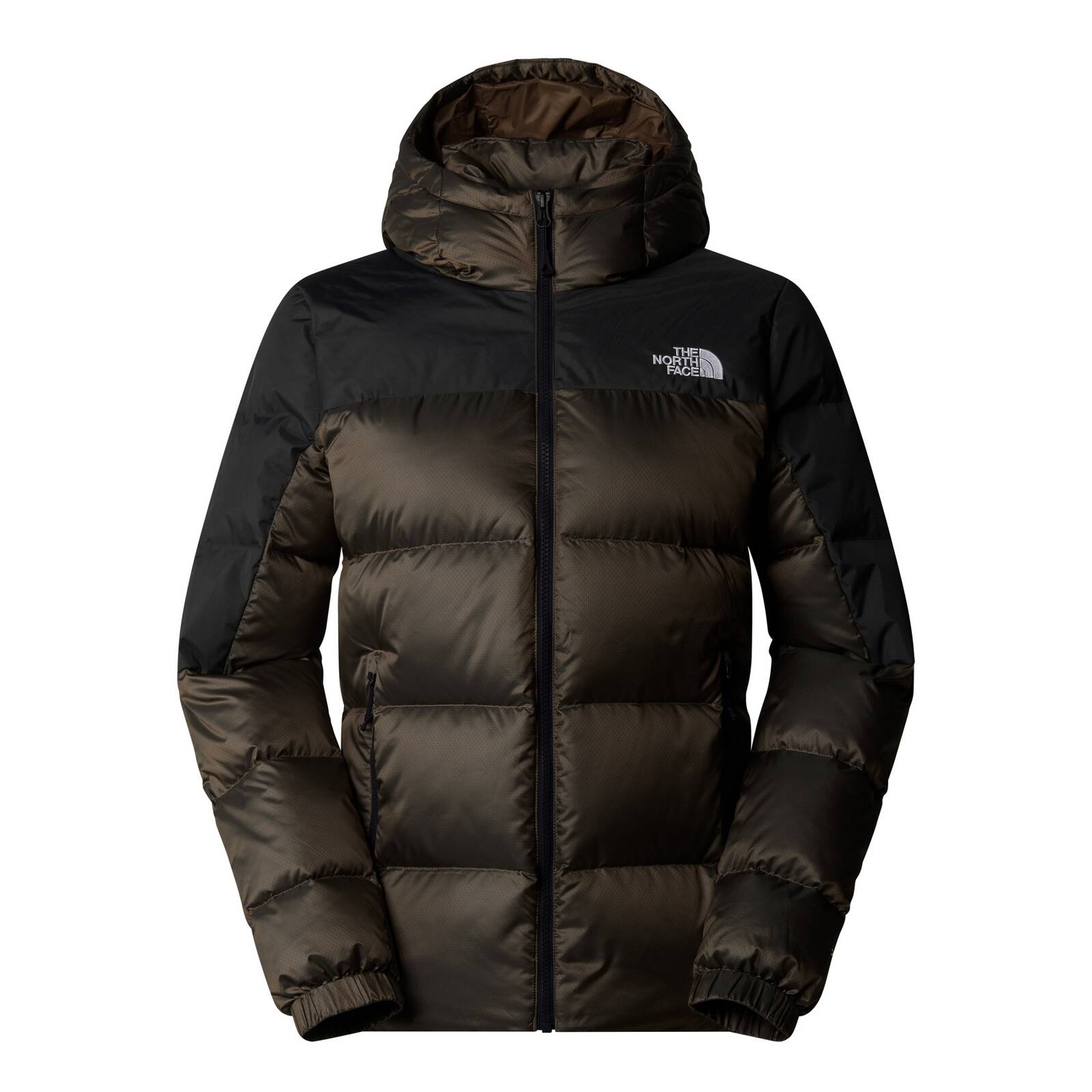 Kurtka z kapturem damska The North Face DIABLO DOWN 2.0 brzowa NF0A898Z0BI