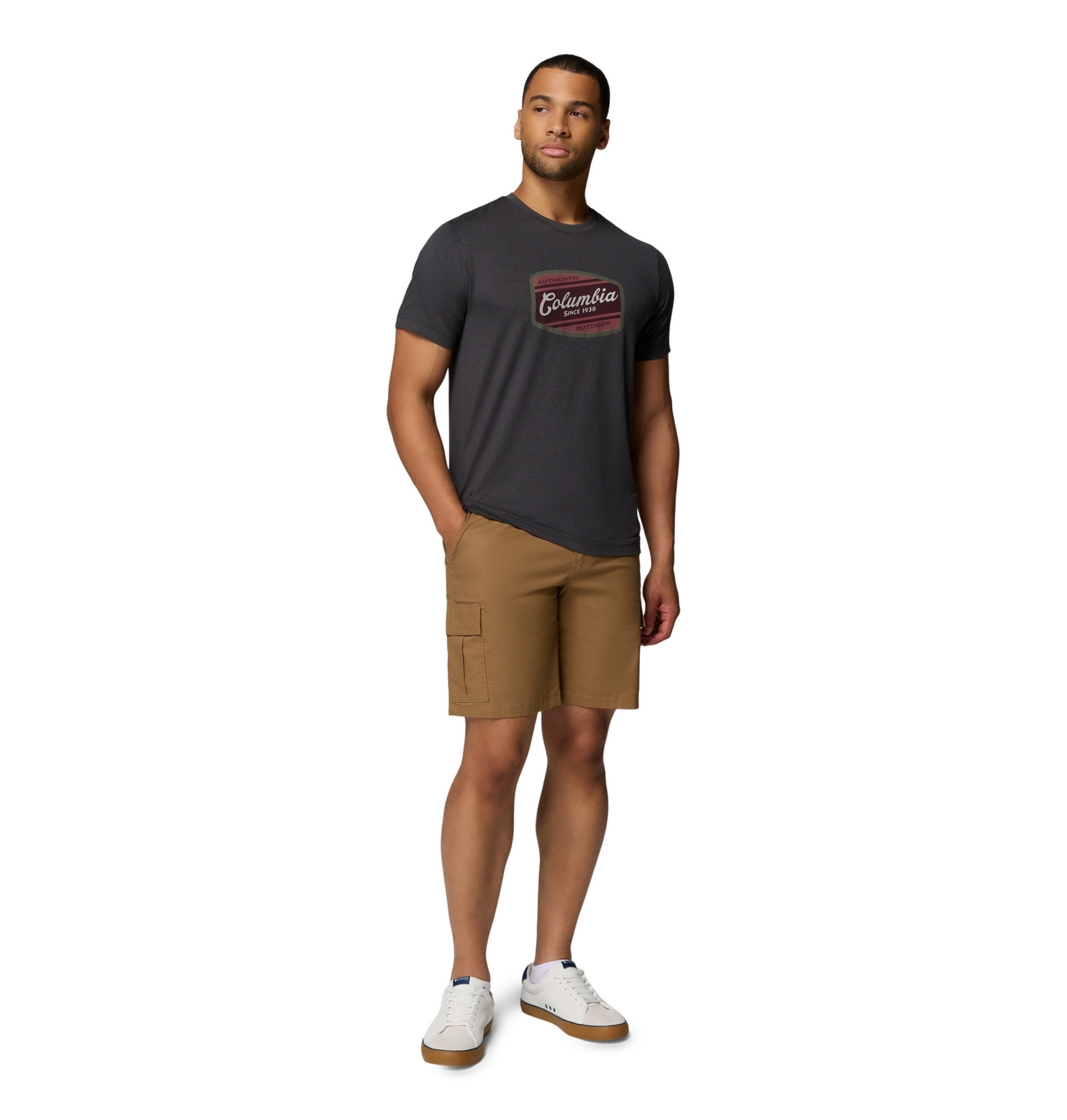 Koszulka męska Columbia PARSONS POINT GRAPHIC czarna 2165071011