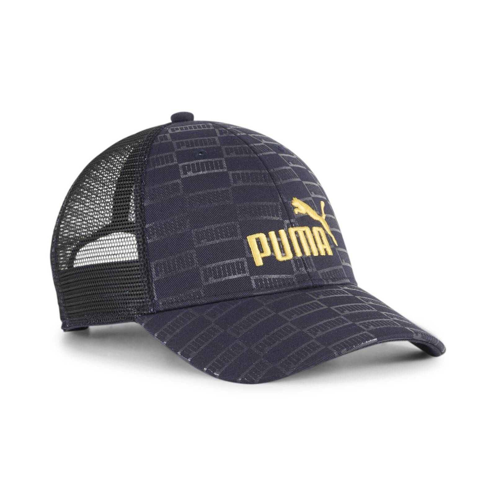 Czapka z daszkiem unisex Puma ESS AOP TRUCKER granatowa 02599101