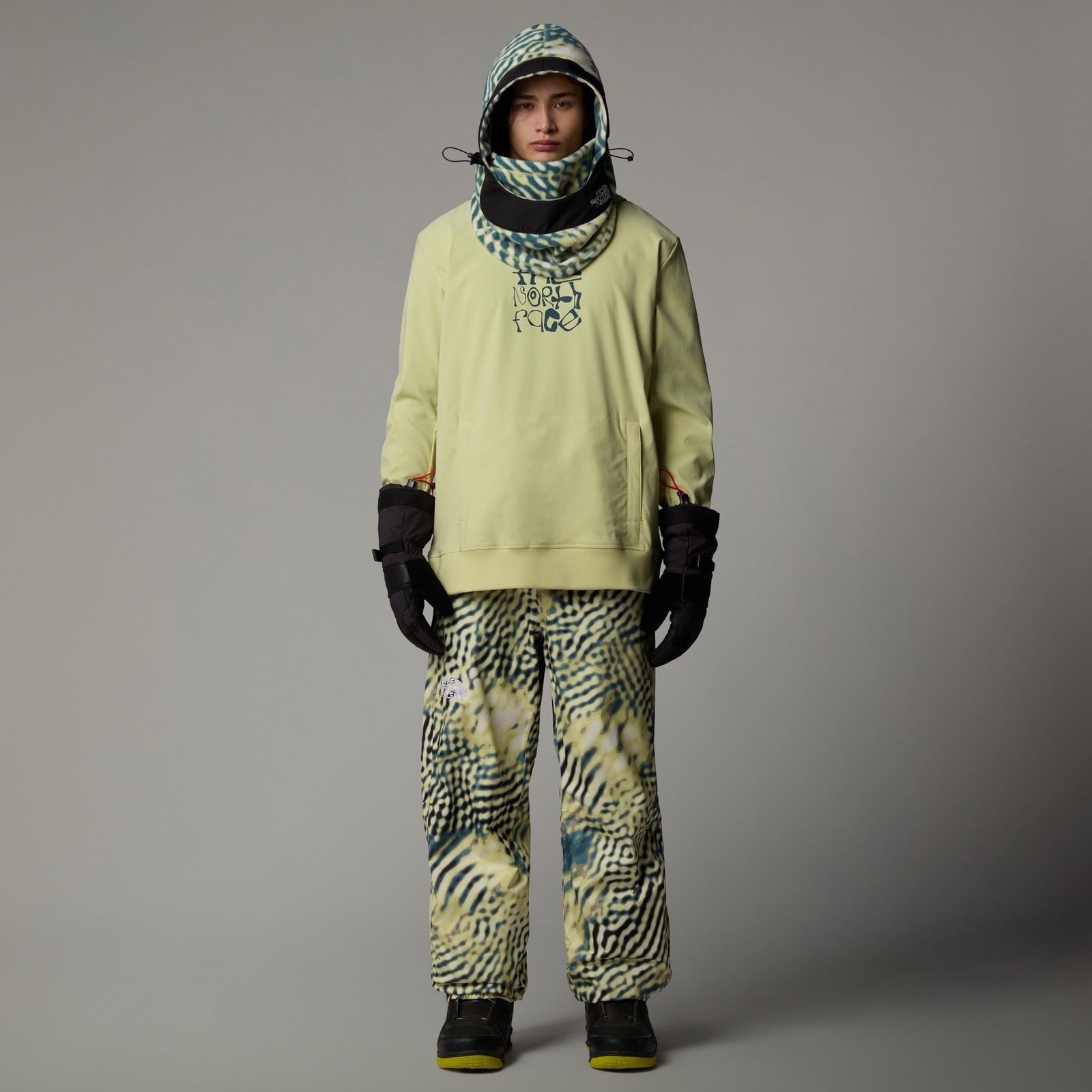 Bluza z kapturem męska The North Face TEKNO LOGO zielona NF0A82V61OD
