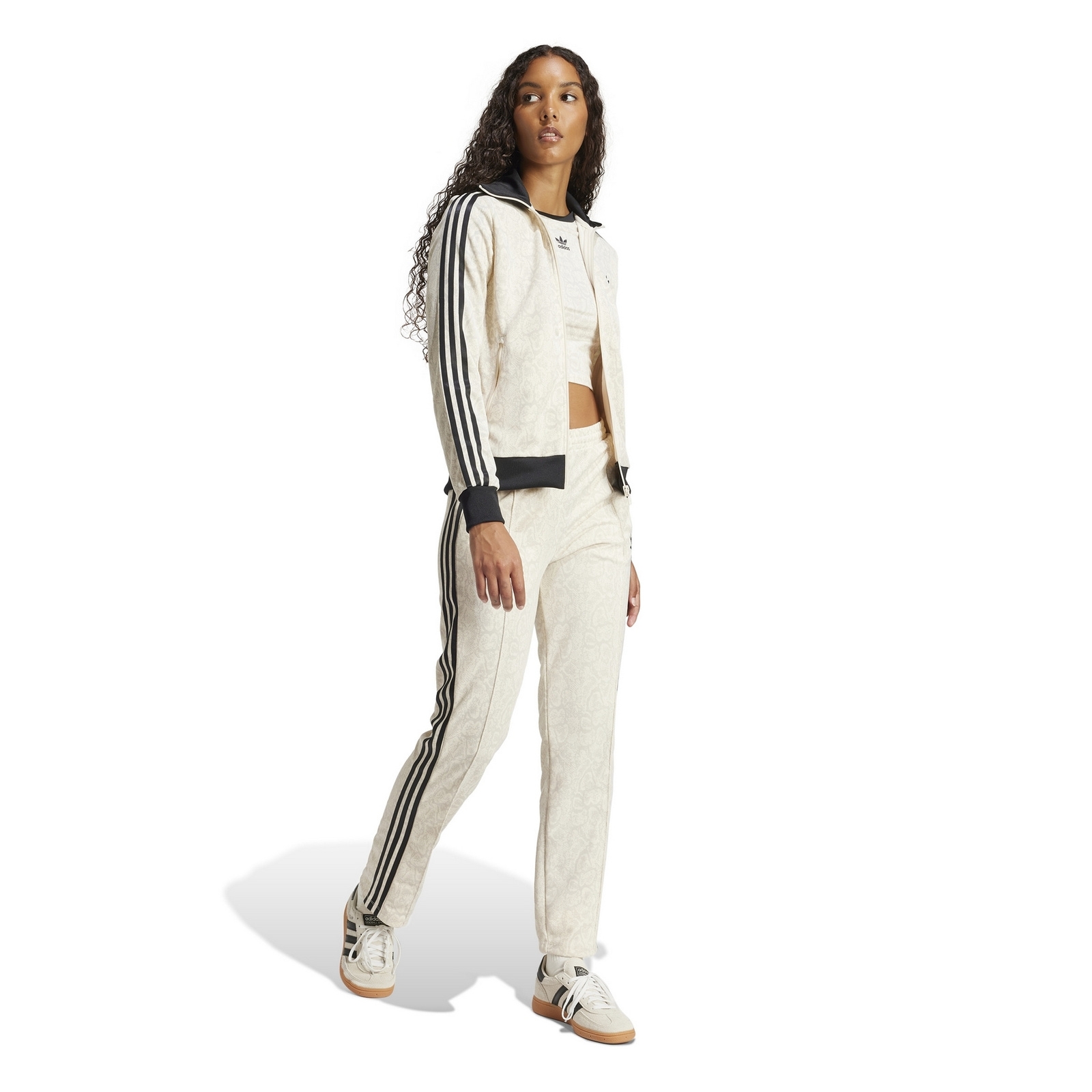 Bluza dresowa damska adidas SNAKE FIREBIRD beowa JI8403