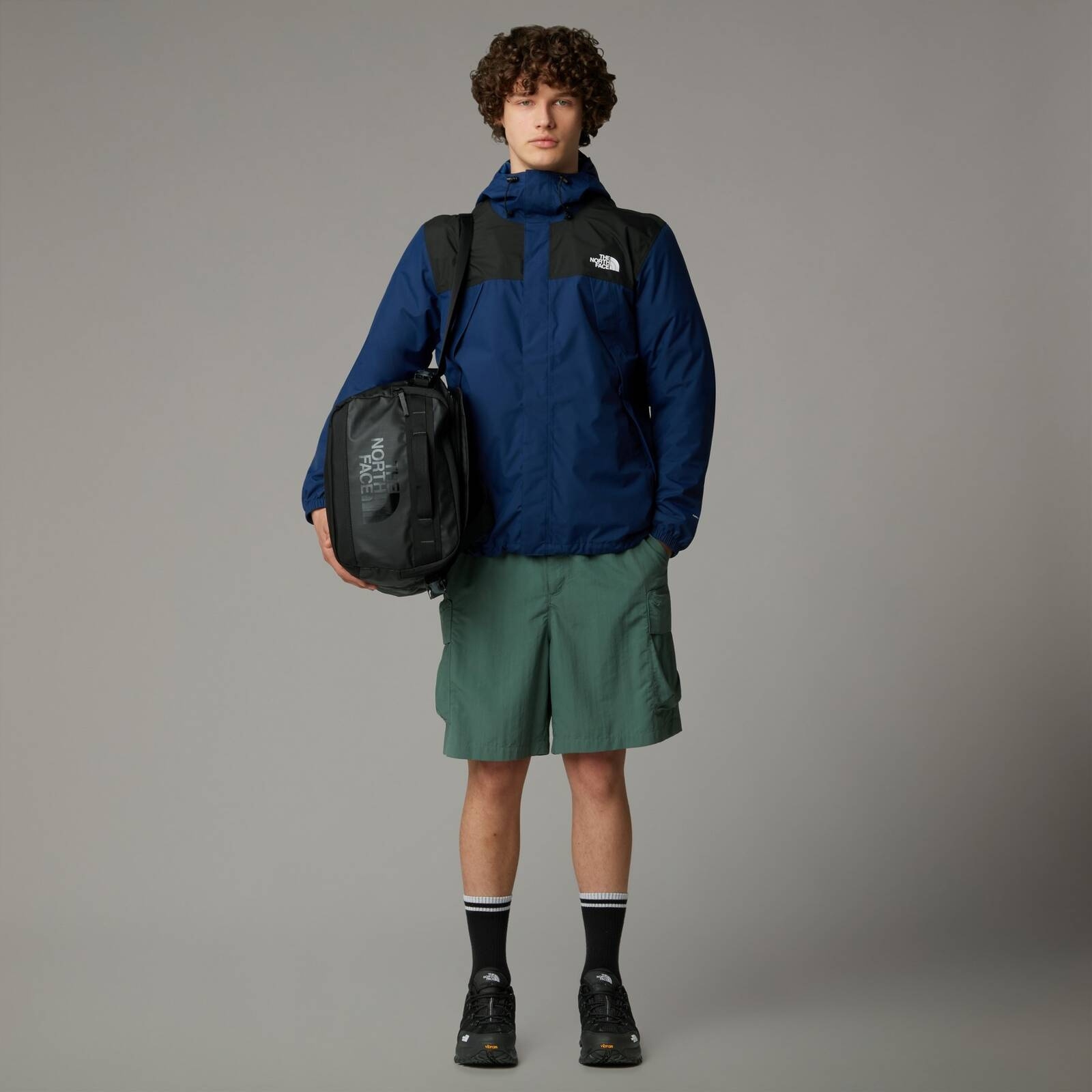 Kurtka wodoodporna męska The North Face ANTORA granatowa NF0A7QEYF1T