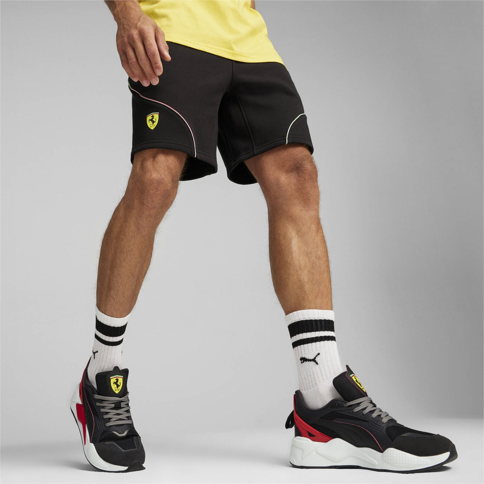 Szorty mskie Puma FERRARI RACE czarne 62379901