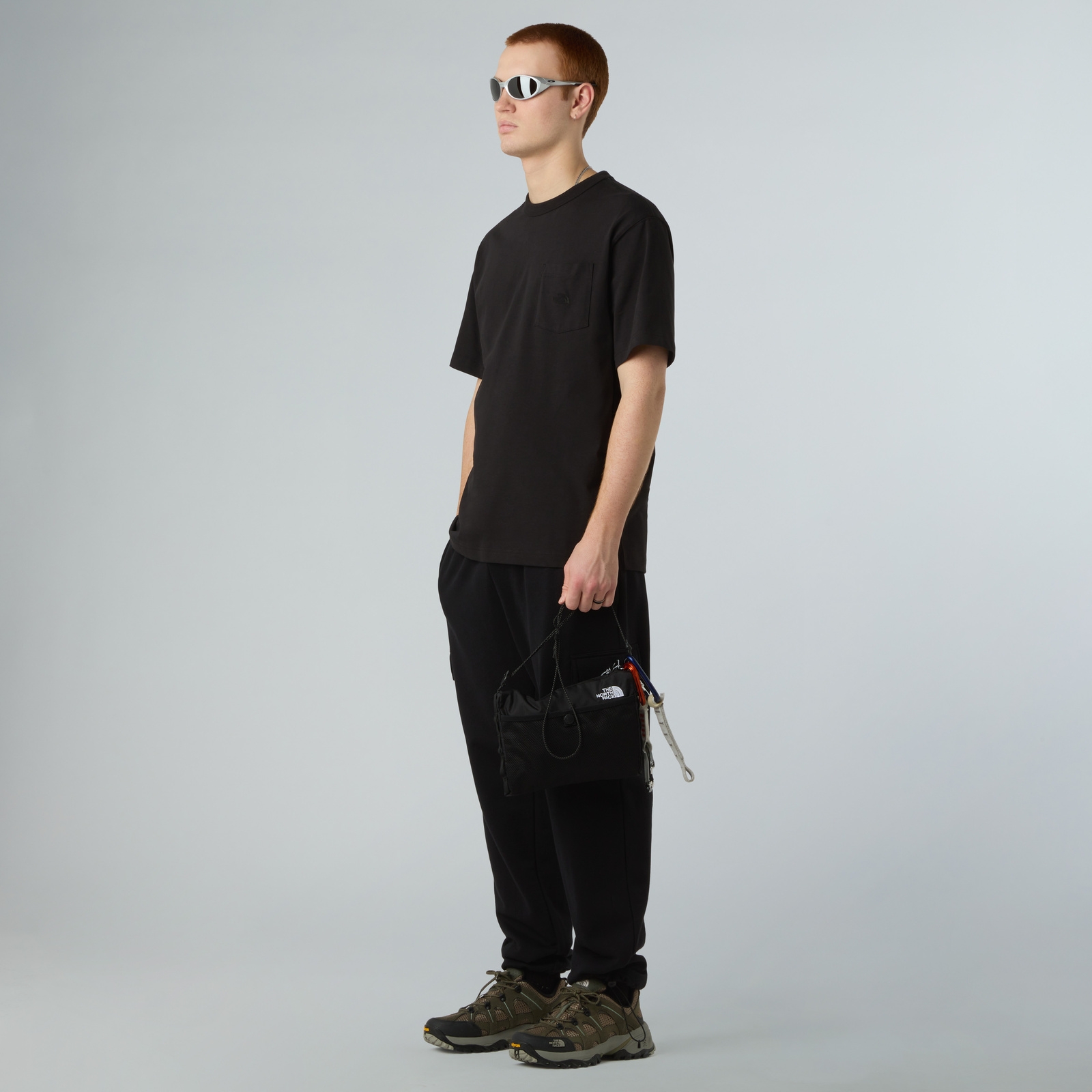 Koszulka męska The North Face DOME RELAXED POCKET czarna NF0A8DYPJK3