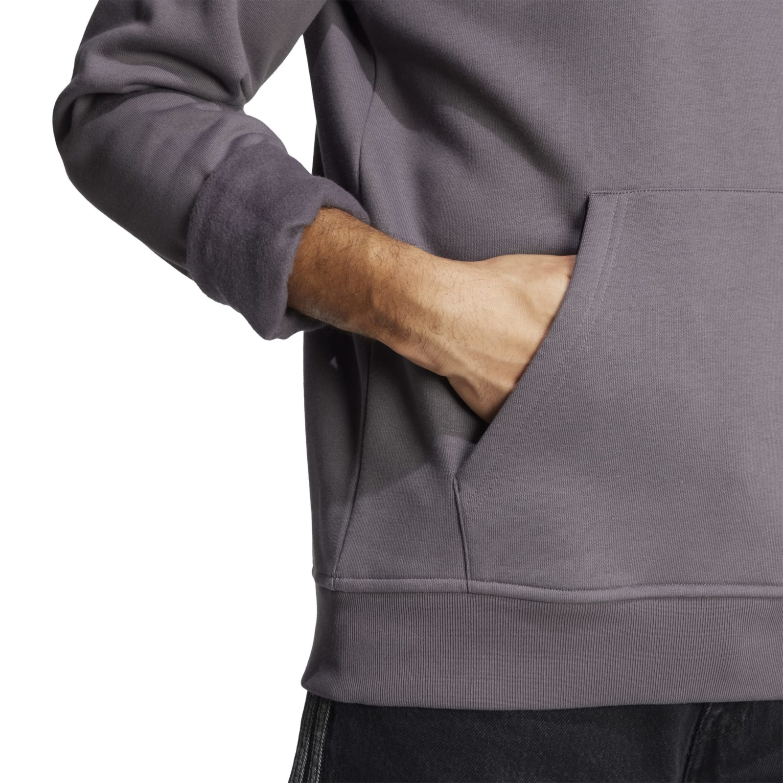 Bluza z kapturem mska adidas ESSENTIALS szara JW1063