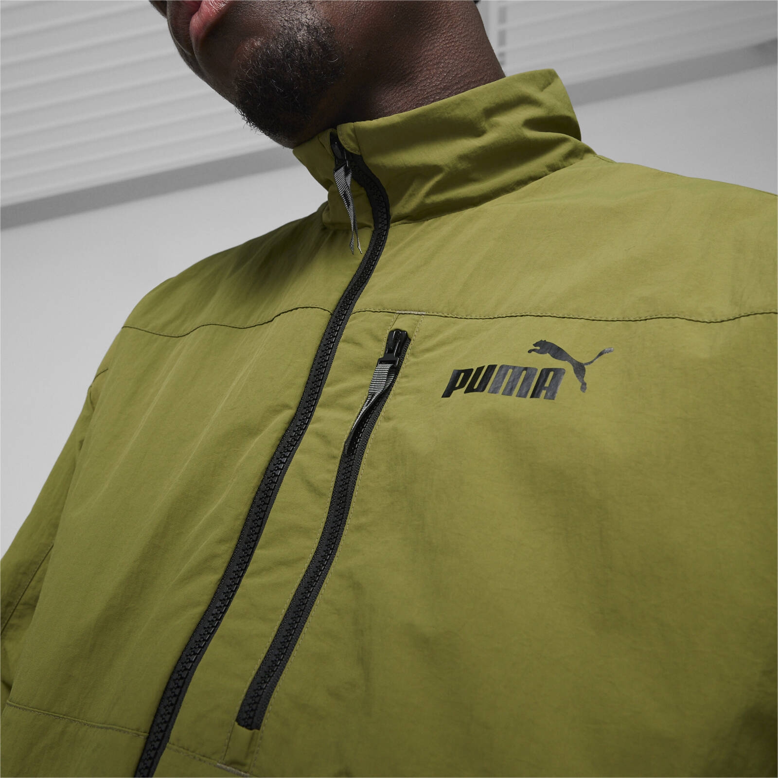 Kurtka mska Puma STYLE WINDBREAKER zielona 62368533