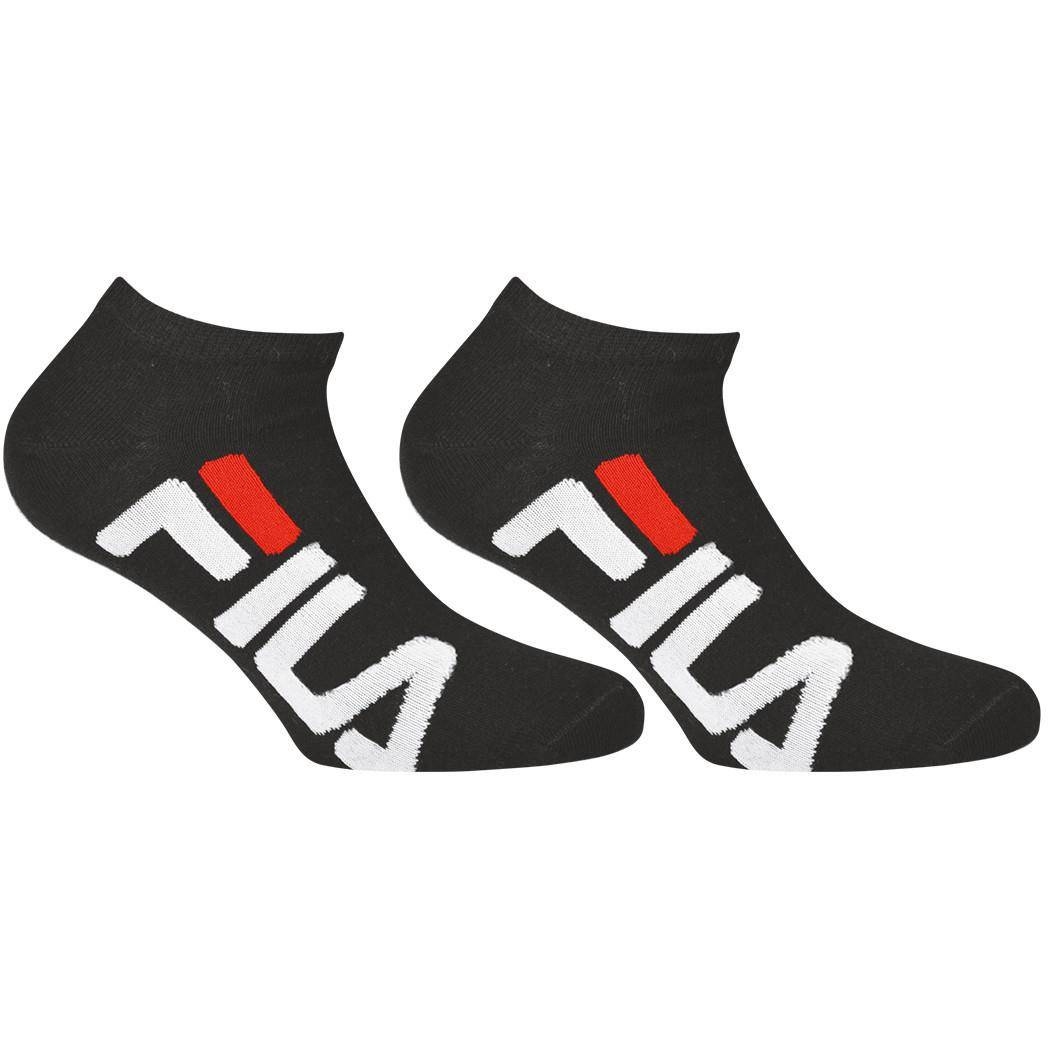 Skarpety unisex Fila INVISIBLE 2-PACK czarne F9199-200