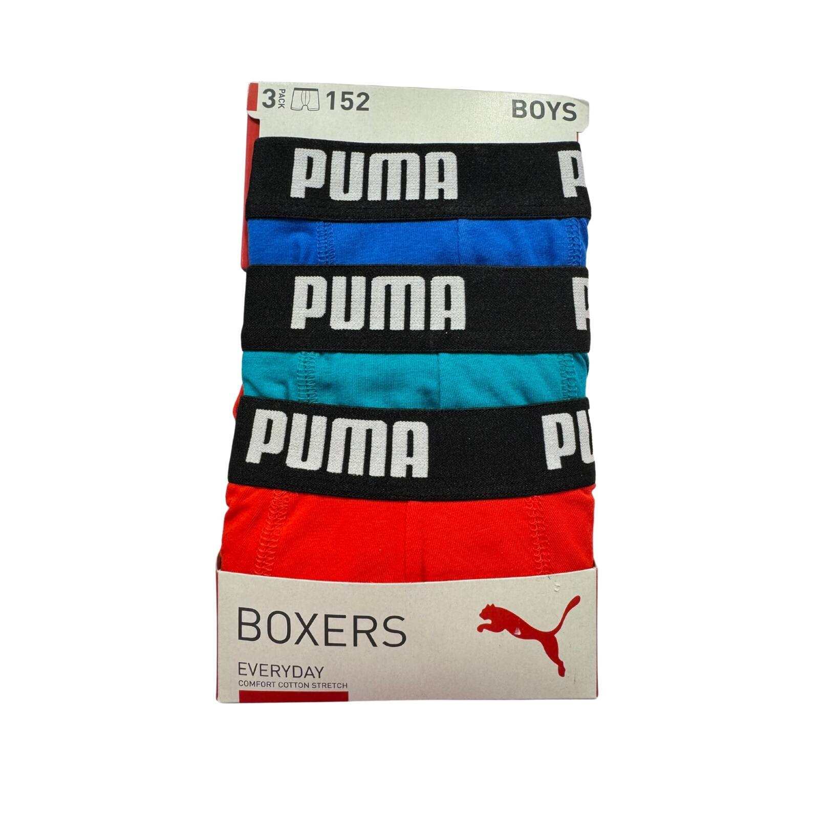 Bokserki chopice Puma KIDS 3-PACK wielokolorowe 93580703