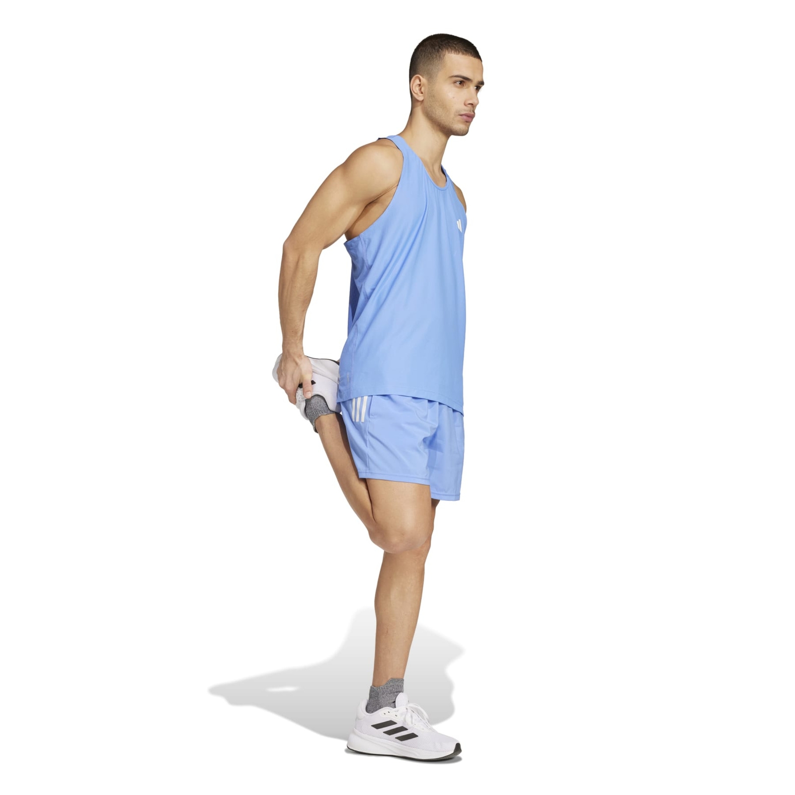 Tank top do biegania męski adidas OWN THE RUN niebieski JW9681