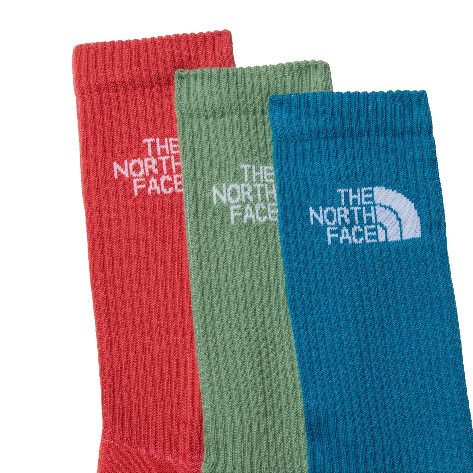 Skarpety unisex The North Face MULTI SPORT CUSH CREW 3-PACK wielokolorowe NF0A882HFTI