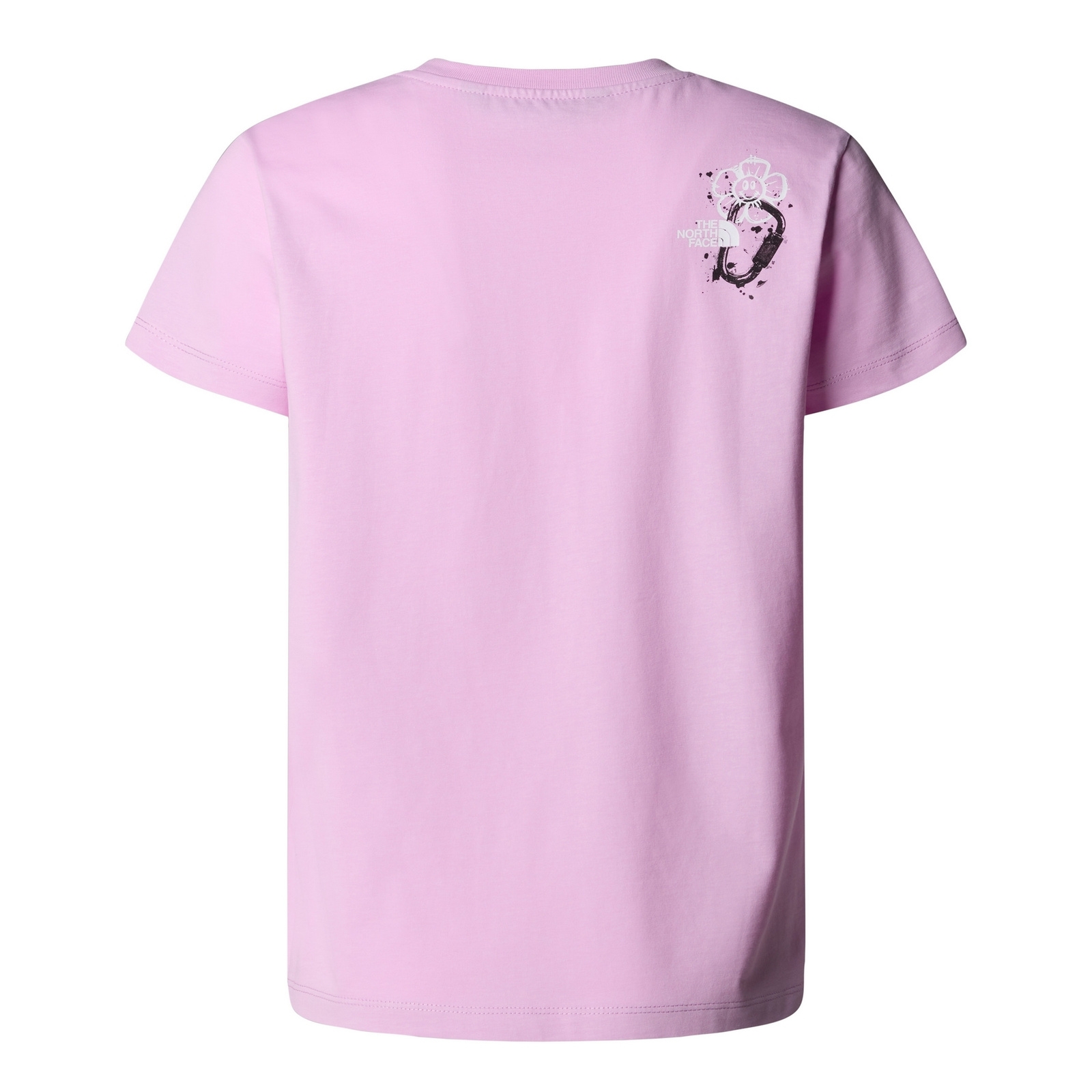 Koszulka dziewczęca The North Face GRAPHIC RELAXED różowa NF0A8AXF6FI