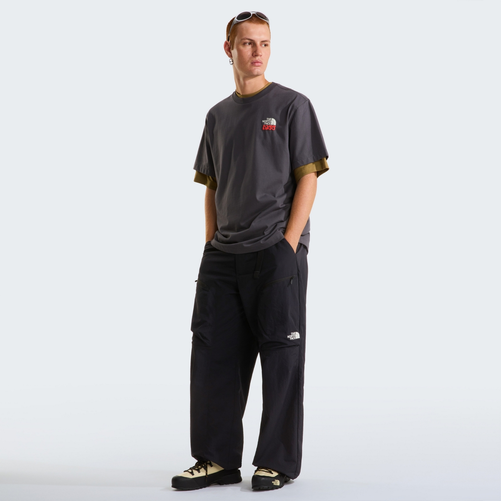 Koszulka m�ska The North Face 1966 FLORA RELAXED szara NF0A8GB2RHI