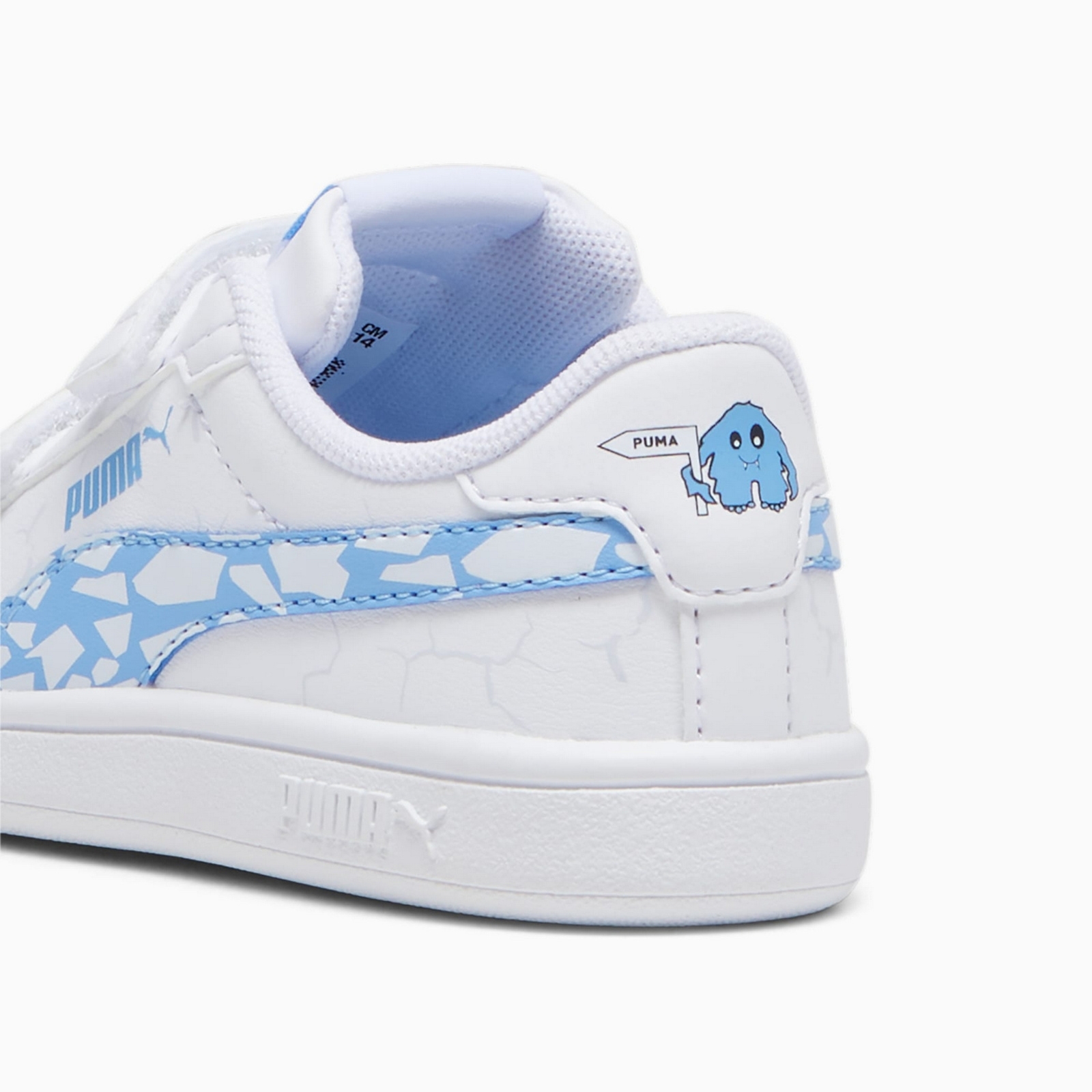 Buty sportowe dzieci�ce Puma SMASH 3.0 L ICY MONSTER V INF bia�e 39799001