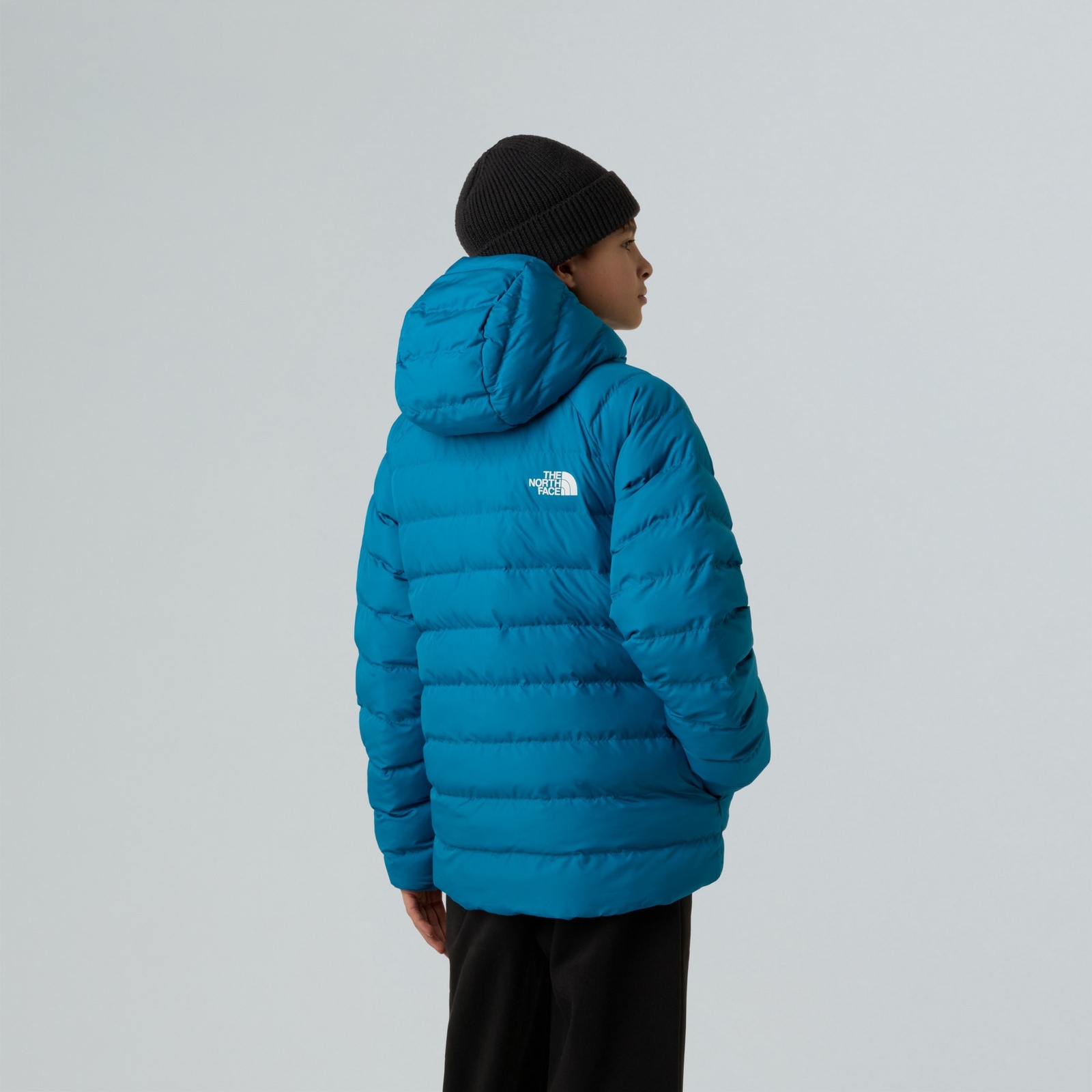 Kurtka z kapturem chopica The North Face REVERSIBLE PERRITO niebieska NF0A88TWBOM