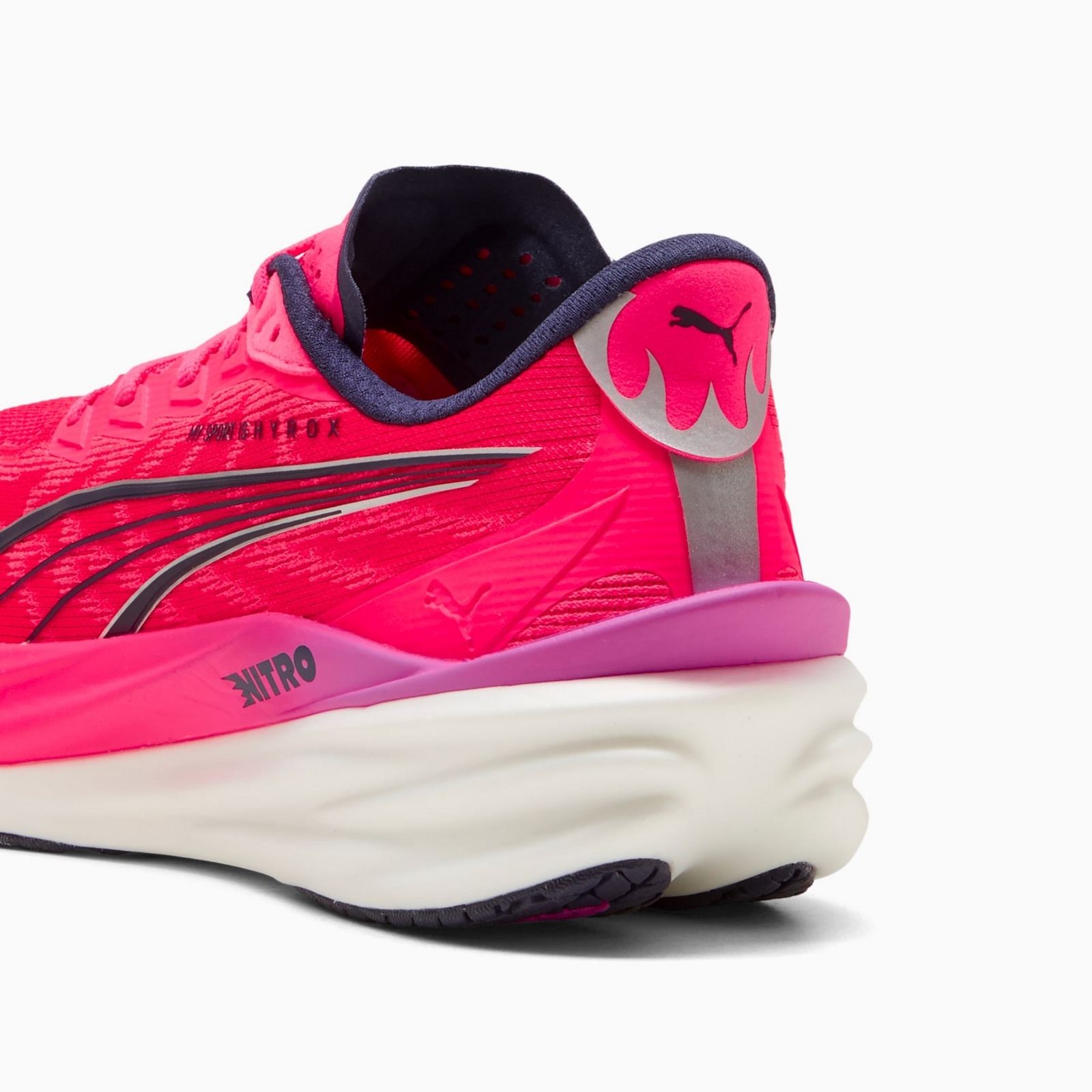 Buty do biegania m�skie Puma DEVIATE NITRO 4 HYROX r�owe 31290601