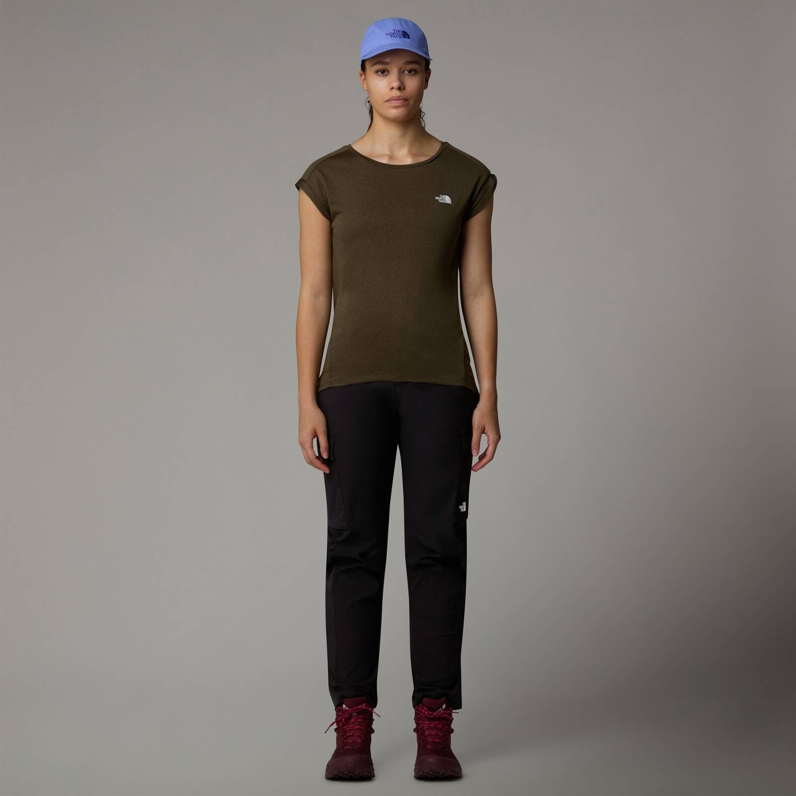 Koszulka damska The North Face TANKEN brązowa NF0A8BS2JNU