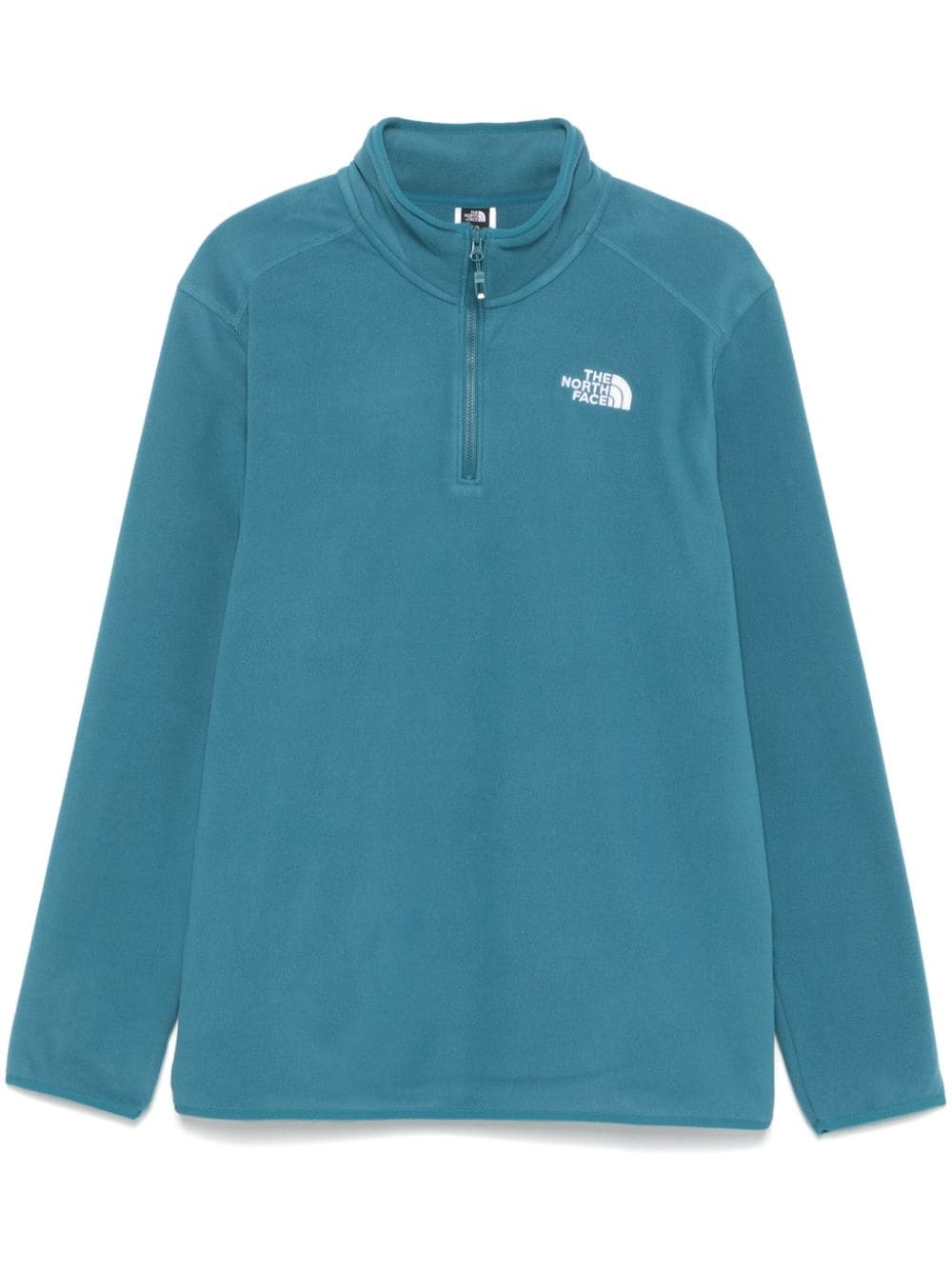 Polar mski The North Face 100 GLACIER 1/4 ZIP niebieski NF0A855WQ31