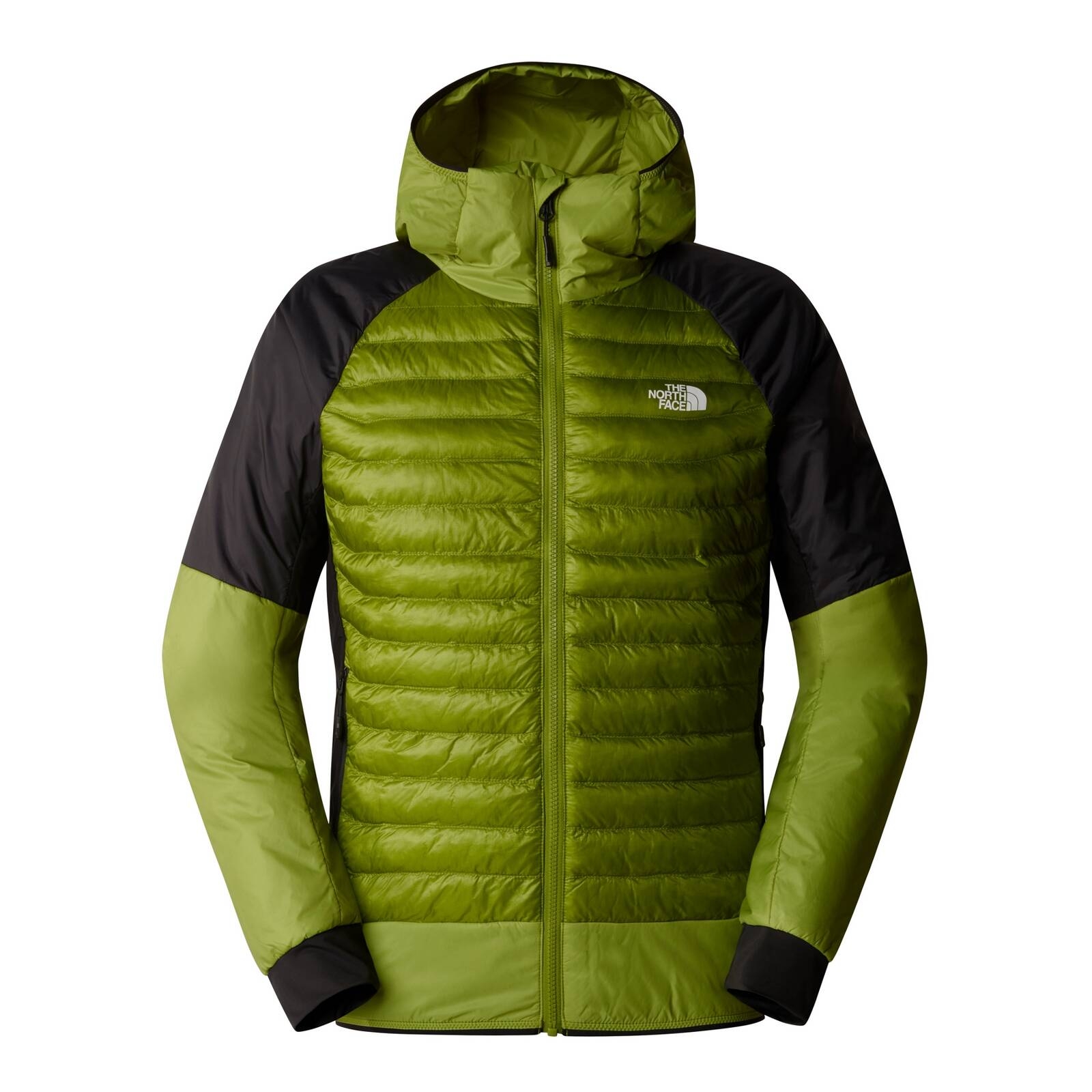 Kurtka z kapturem mska The North Face MACUGNAGA HYBRID INSULATION zielona NF0A851X7IQ