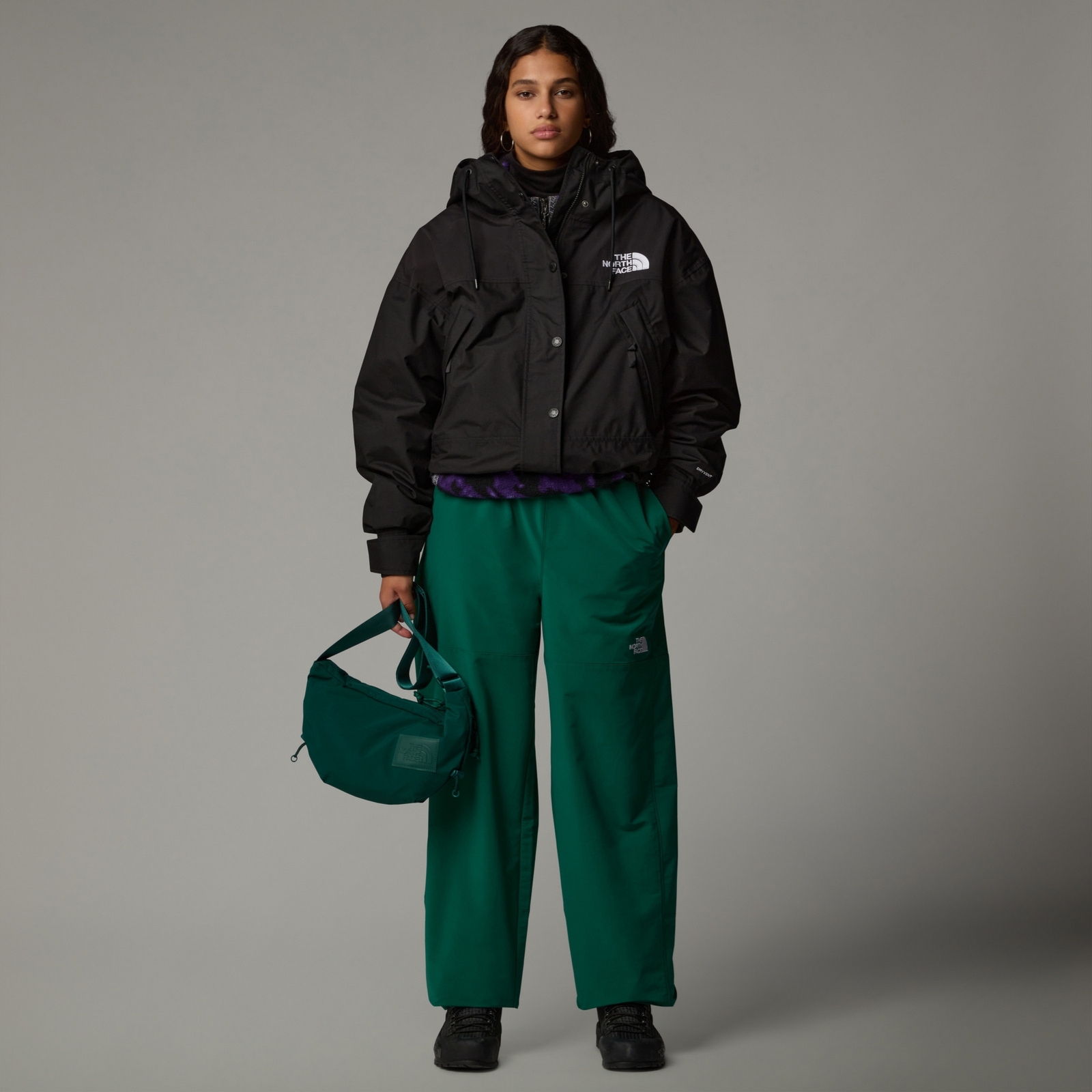 Kurtka wodoodporna damska The North Face REIGN ON czarna NF0A8BCHJK3