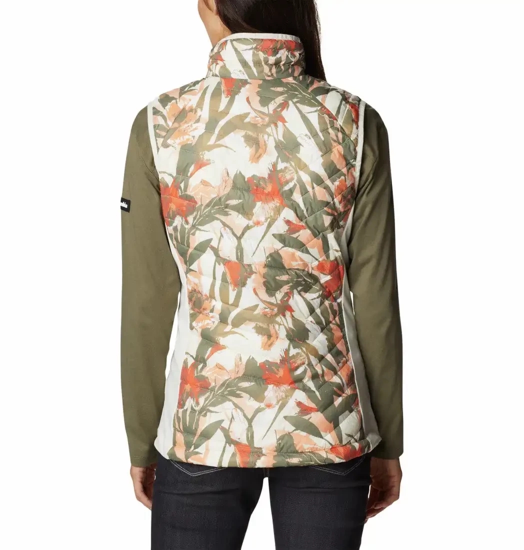 Bezrękawnik Puchowy Columbia Powder Pass Vest kremowy 1832222191