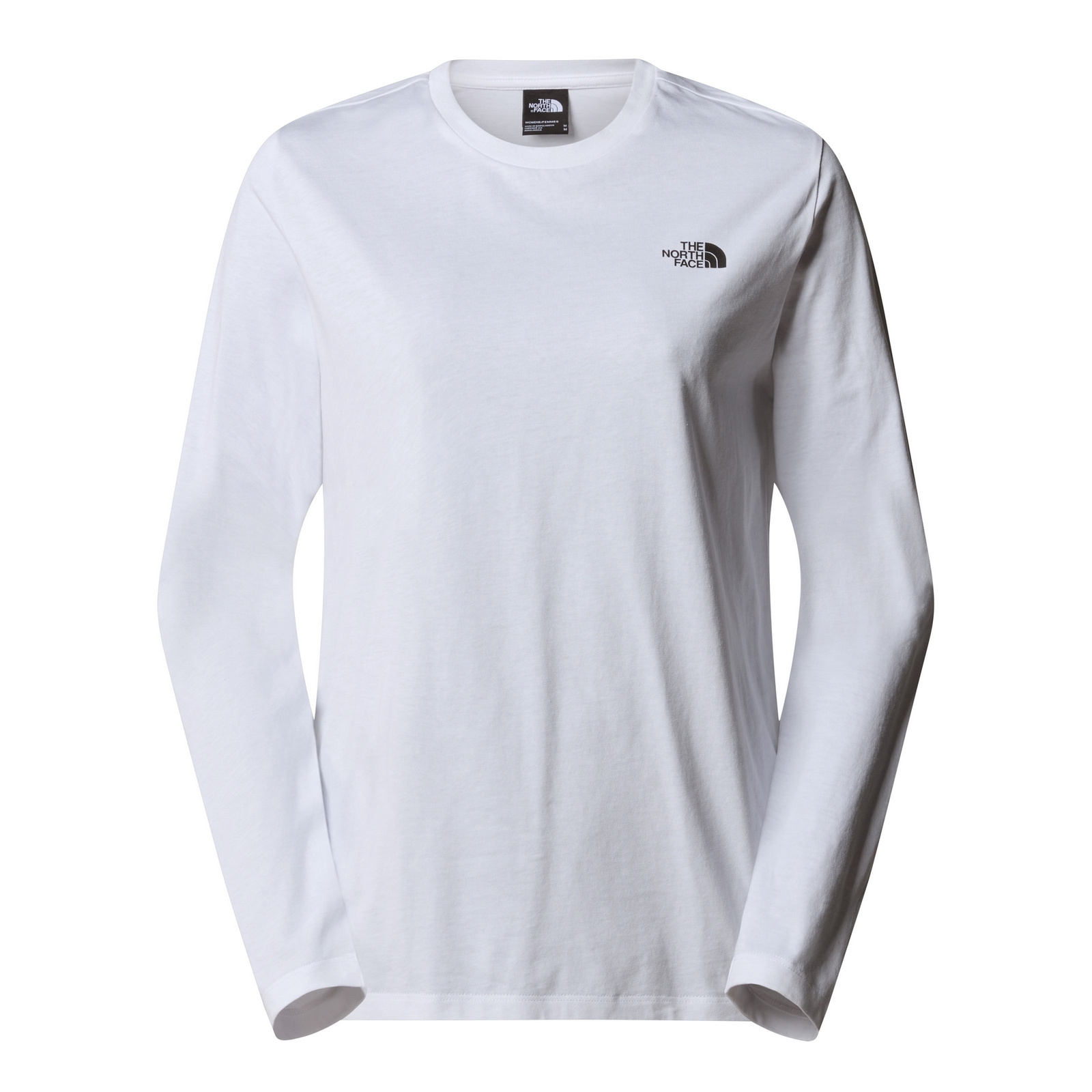Longsleeve damski The North Face SIMPLE DOME biały NF0A87QPFN4